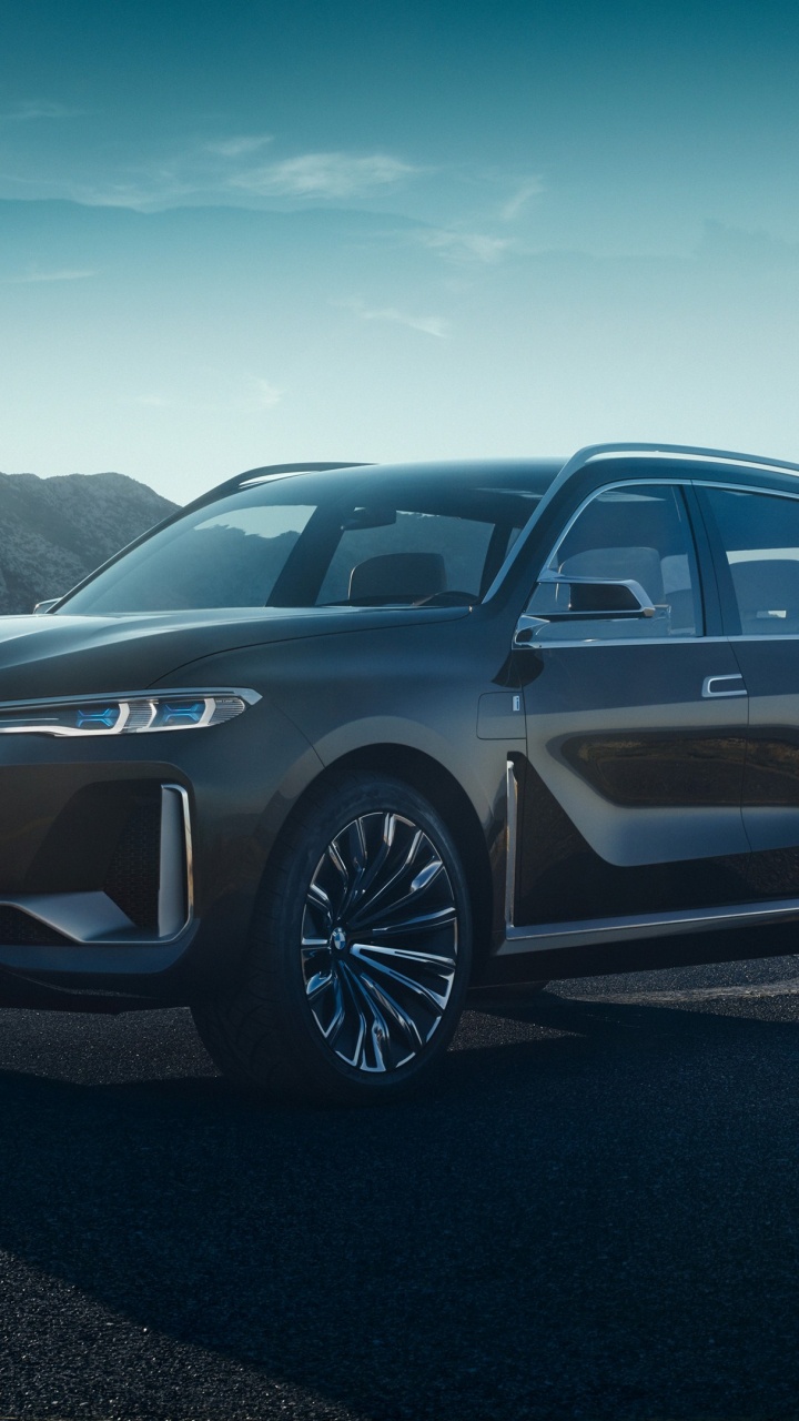 Обои bmw concept x7, 2019 BMW Х7, bmw, Байерише Моторен Верке АГ, международный автосалон в Германии в разрешении 720x1280