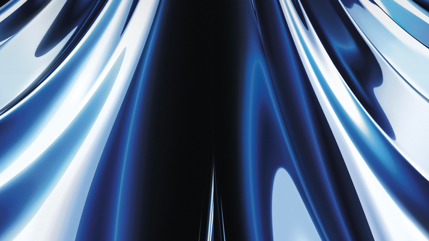 Обои MacBook Air M2 – Official Wallpaper – Midnight [Для телефона] в разрешении 1366x768