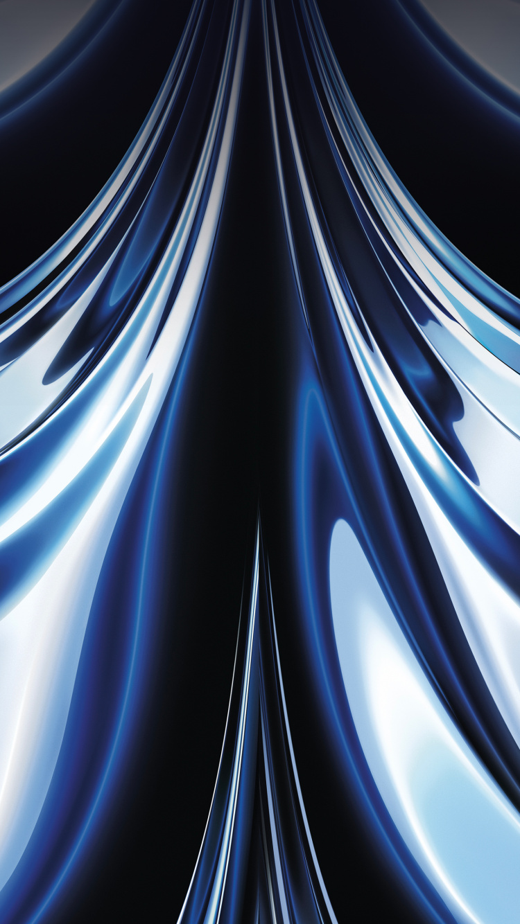 Обои MacBook Air M2 – Official Wallpaper – Midnight [Для телефона] в разрешении 750x1334