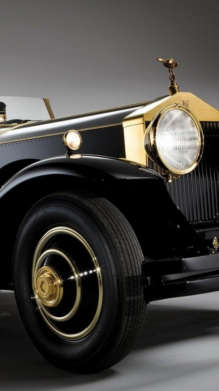 Обои rolls-royce, авто, Роллс-Ройс Автомобилей, старинная машина, старинный автомобиль в разрешении 750x1334