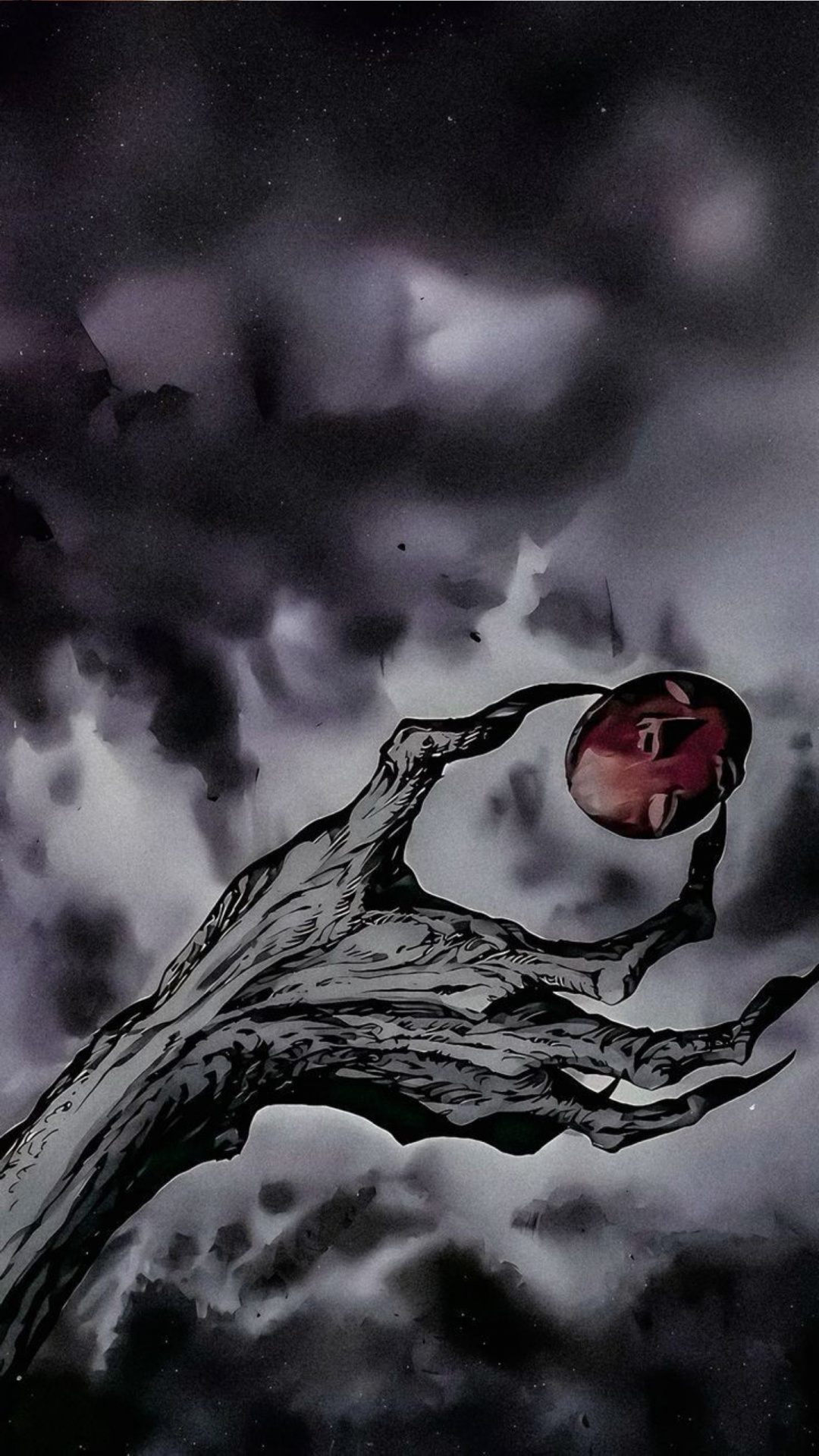 Обои рука берсерка бехелита, Гриффит, Кишки, Берсерк, вой в разрешении 1080x1920