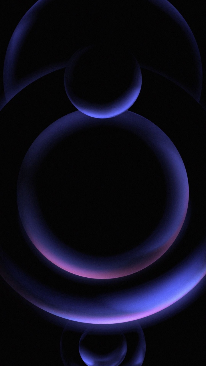 Обои круг, фрактальное искусство, атмосфера, свет, вода в разрешении 720x1280