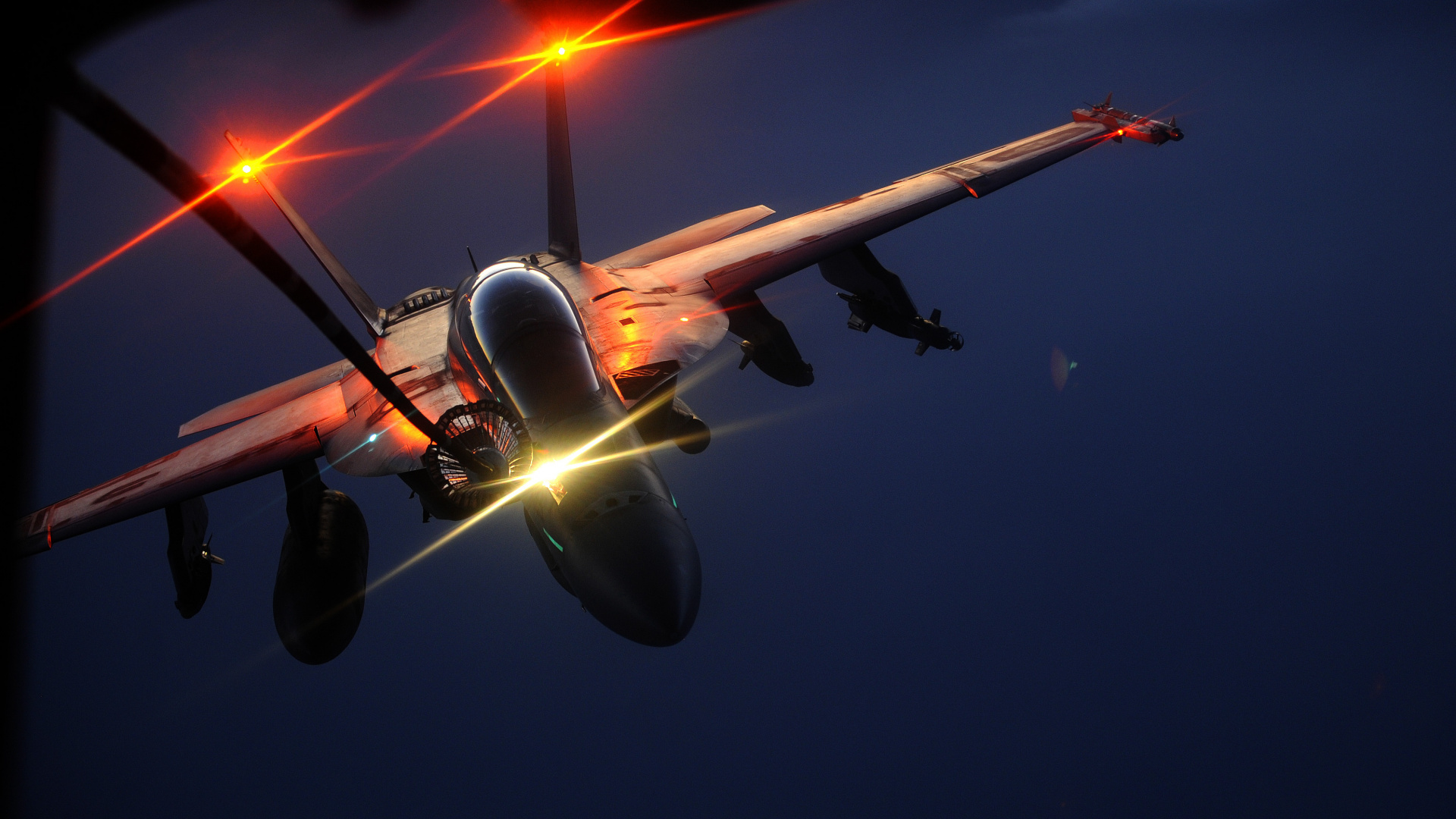 Обои Боинг Ф-18Е F супер Хорнет, военный самолет, самолеты, самолет, аэрокосмическая техника в разрешении 1920x1080