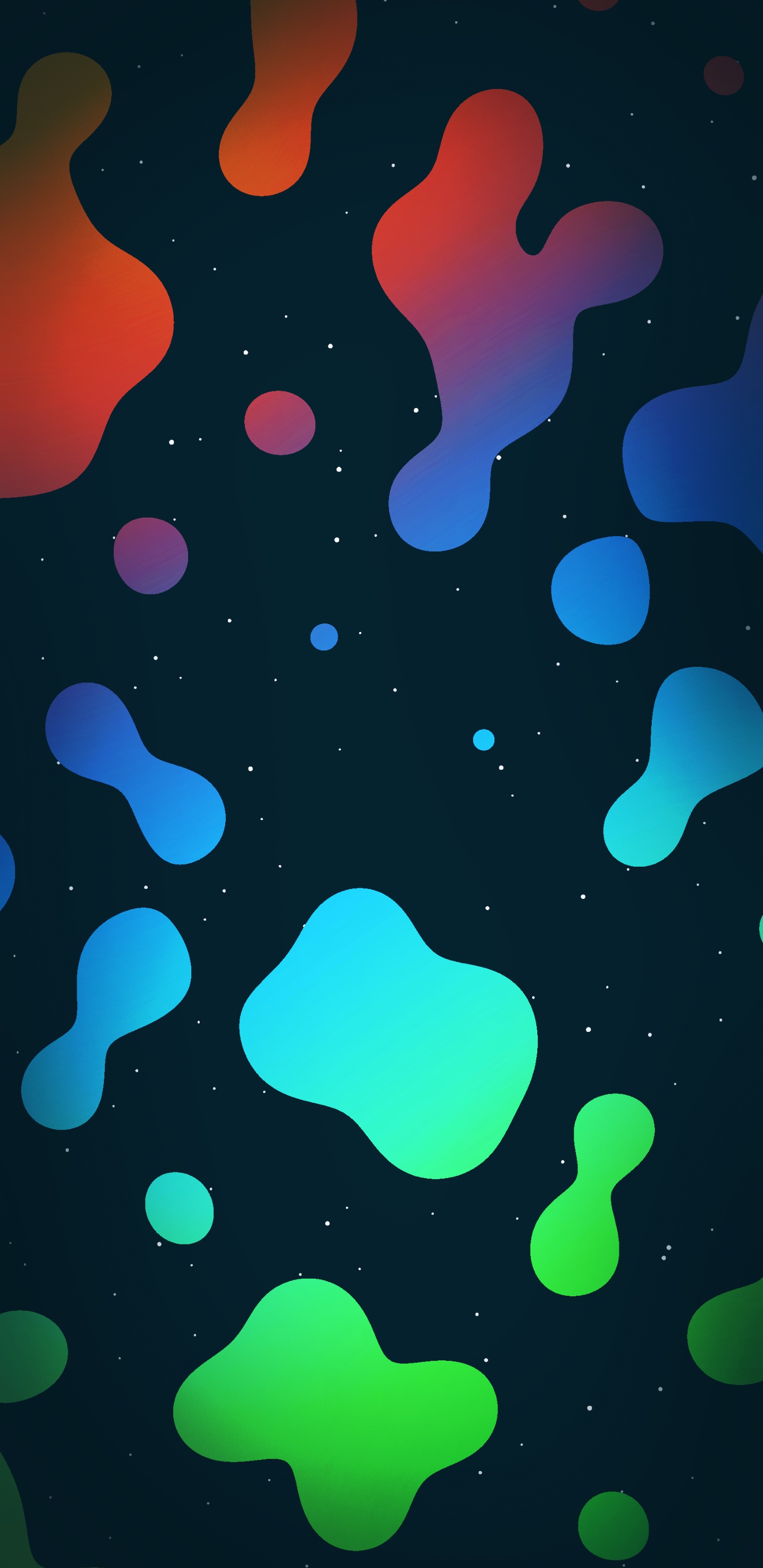 Обои абстракция, цветной, абстрактное искусство, вода, жидкий в разрешении 1440x2960