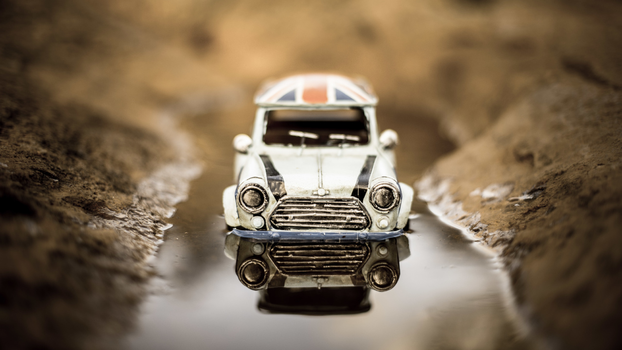 Обои мини, авто, компактный автомобиль, Офф-роуд, Mazda RX-7 в разрешении 1280x720