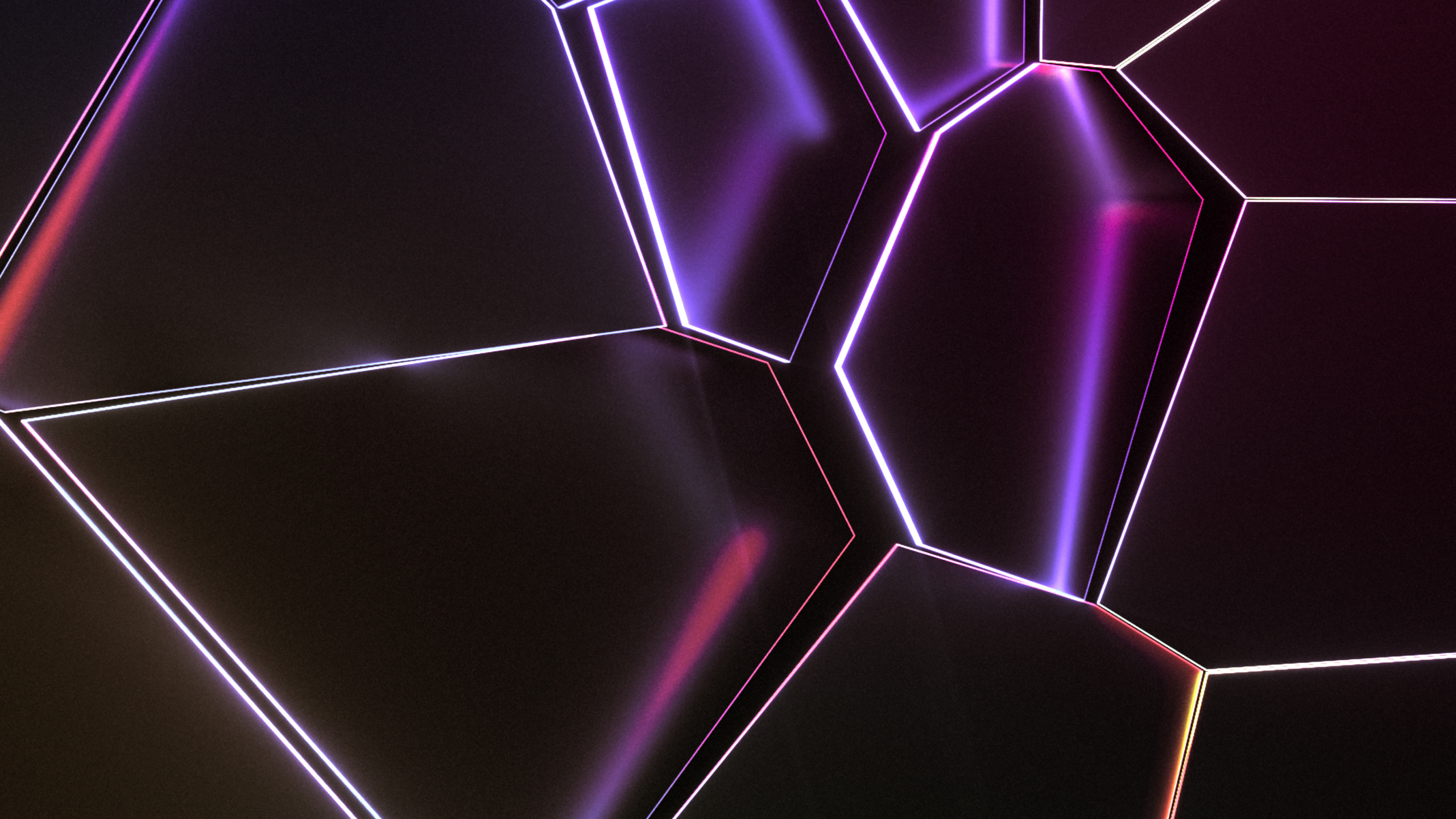 Обои треугольник, пурпур, арт, Фиолетовый, симметрия в разрешении 2560x1440