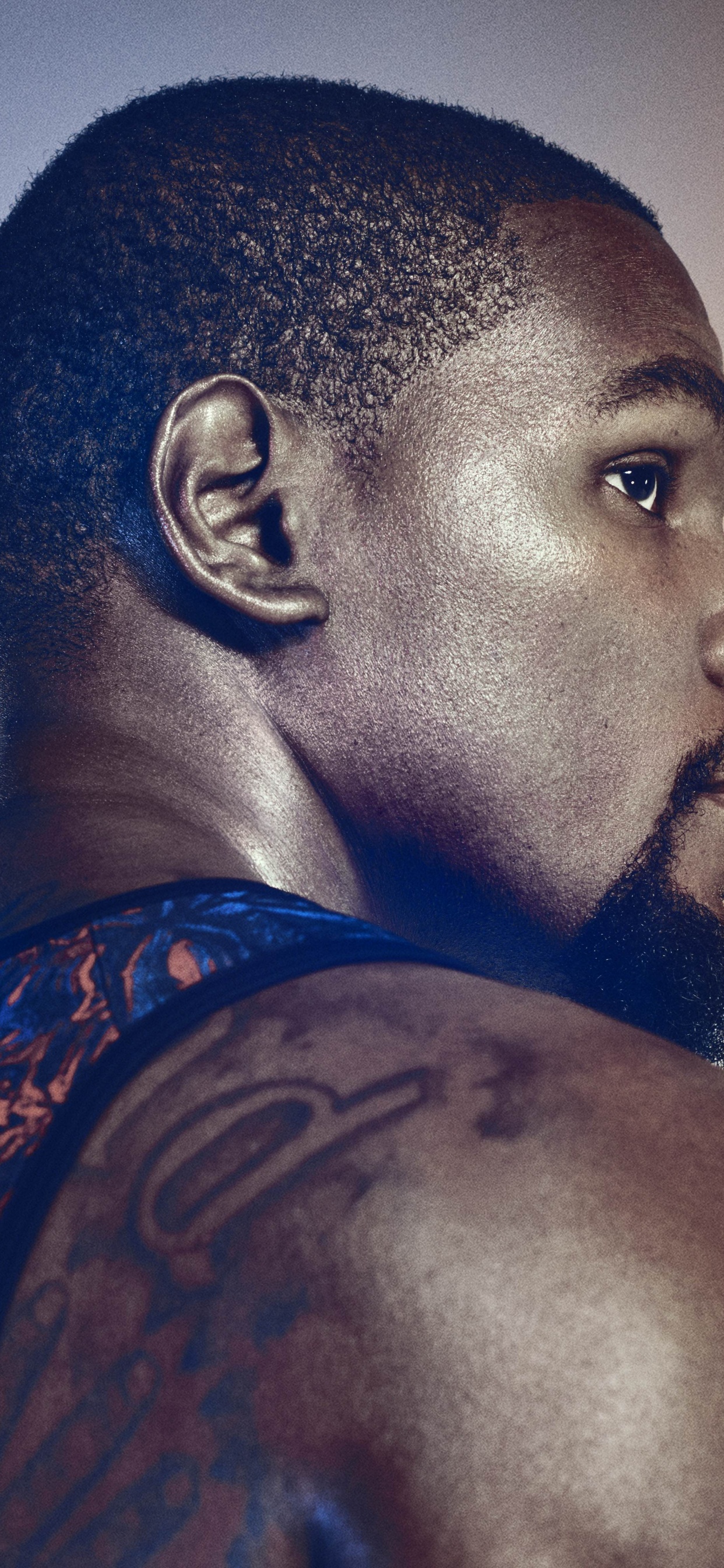 Обои Баскетбол, Голден Стэйт уорриорз, волосы, плечо, прическа в разрешении 1242x2688