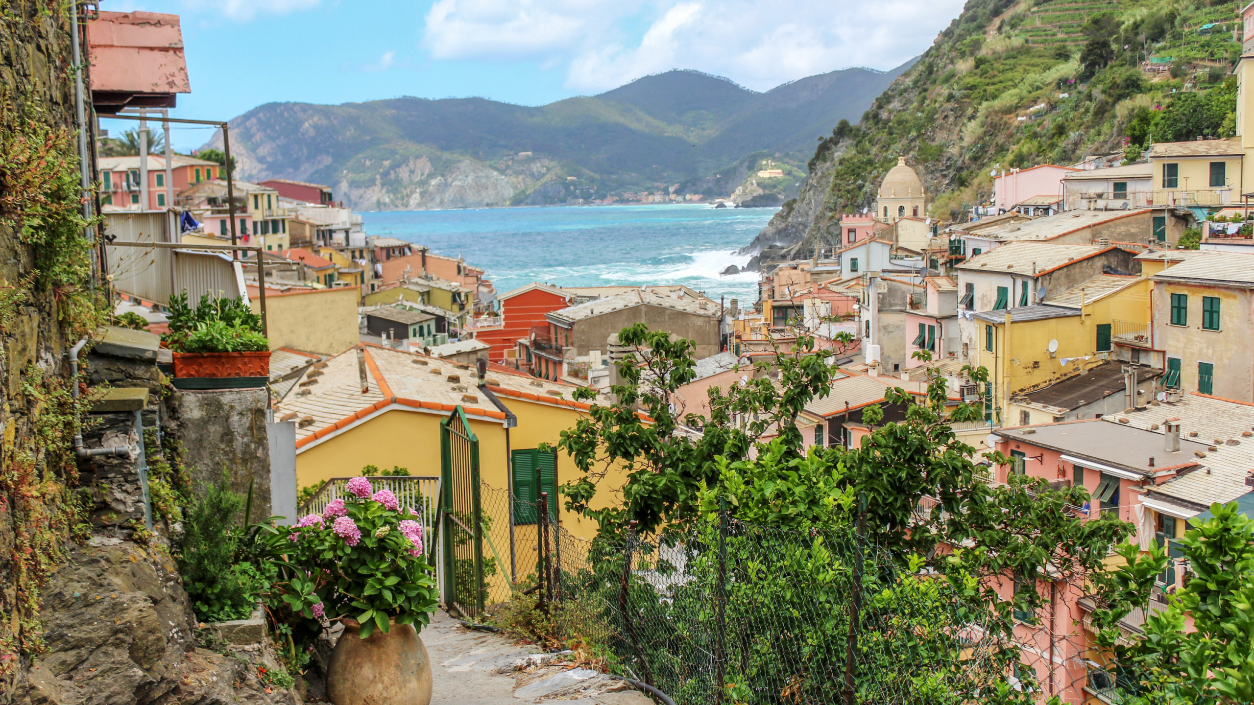 Обои Вернацца, Венеция, город, городок, свойство в разрешении 2560x1440