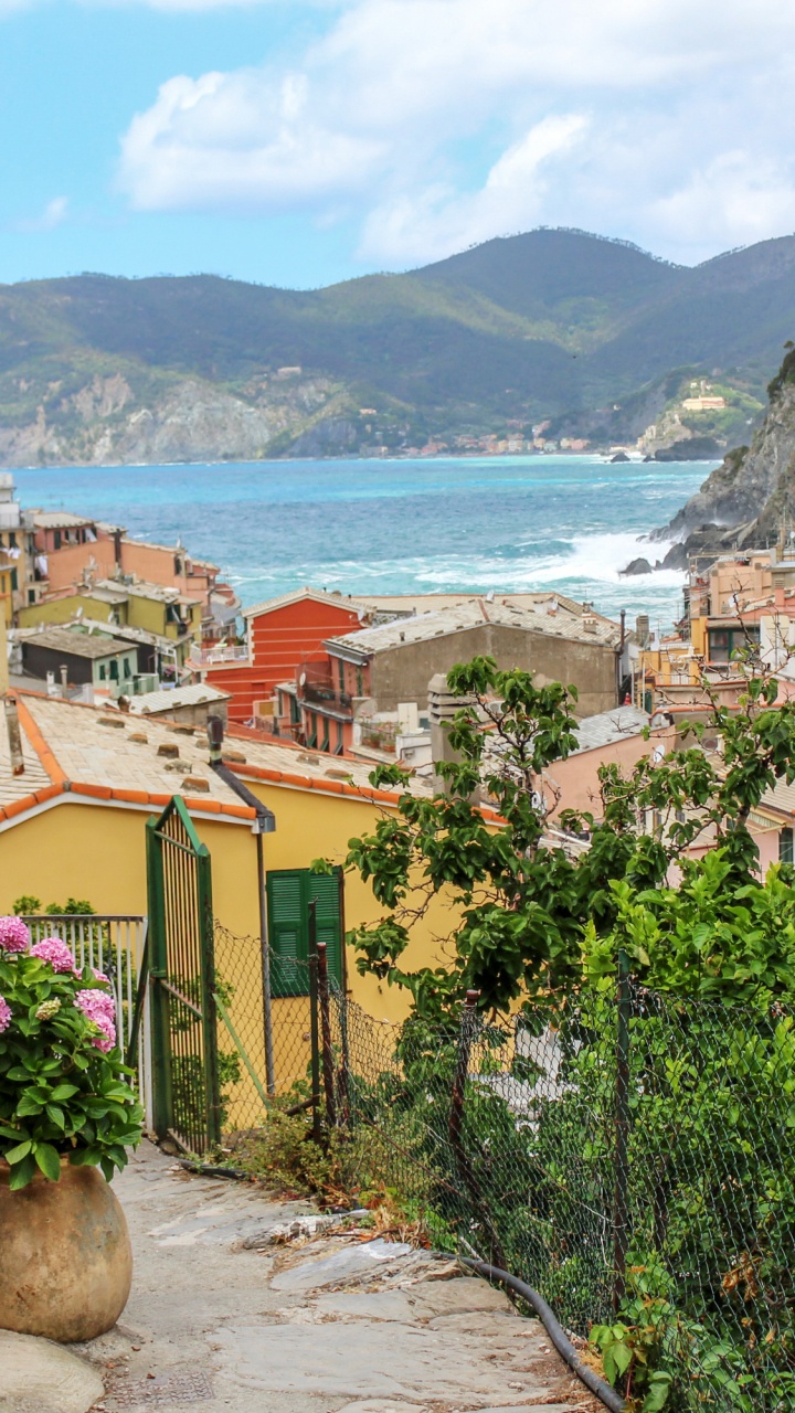 Обои Вернацца, Венеция, город, городок, свойство в разрешении 720x1280