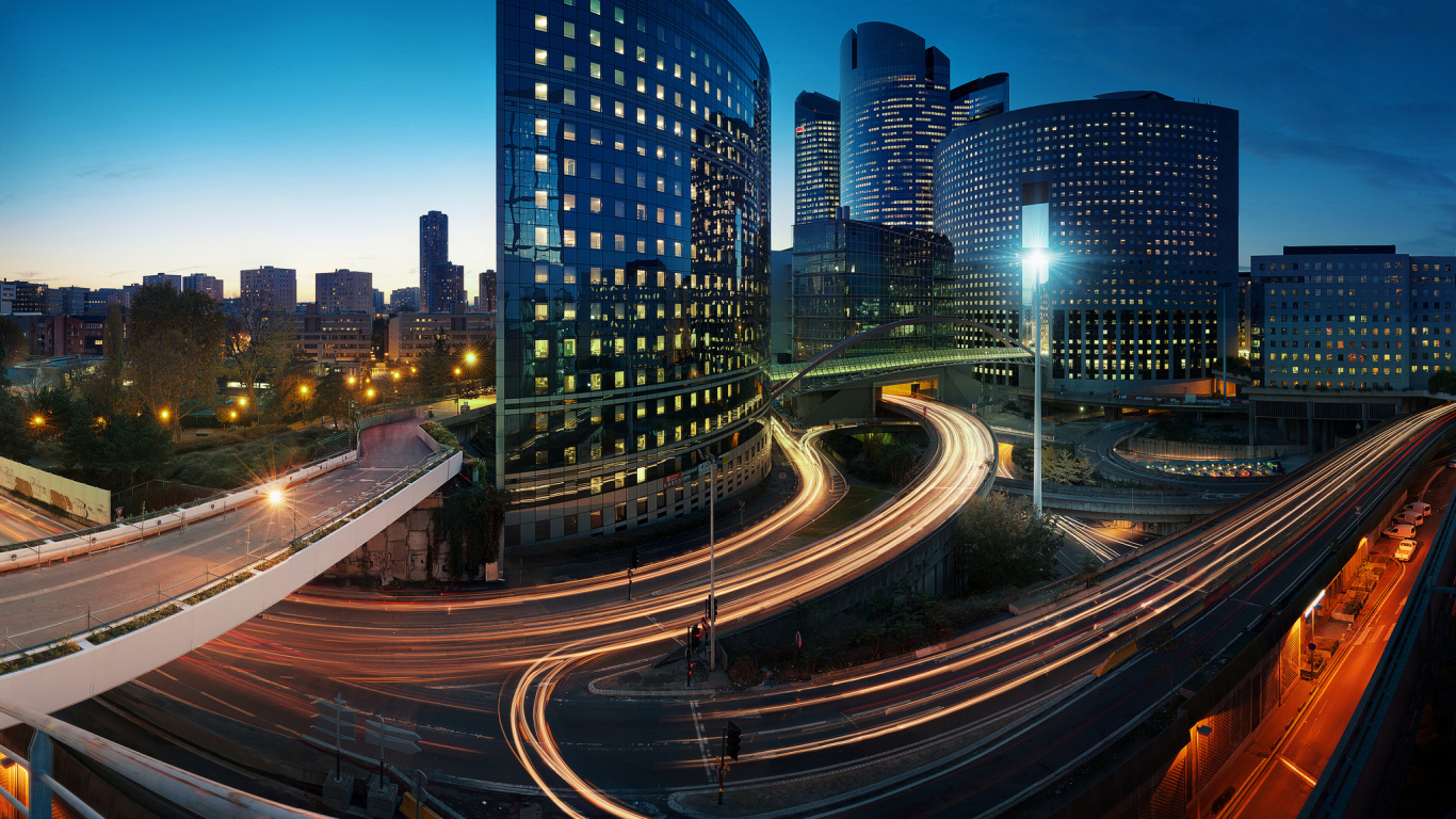 Обои город, городской пейзаж, городской район, метрополия, башня в разрешении 1366x768