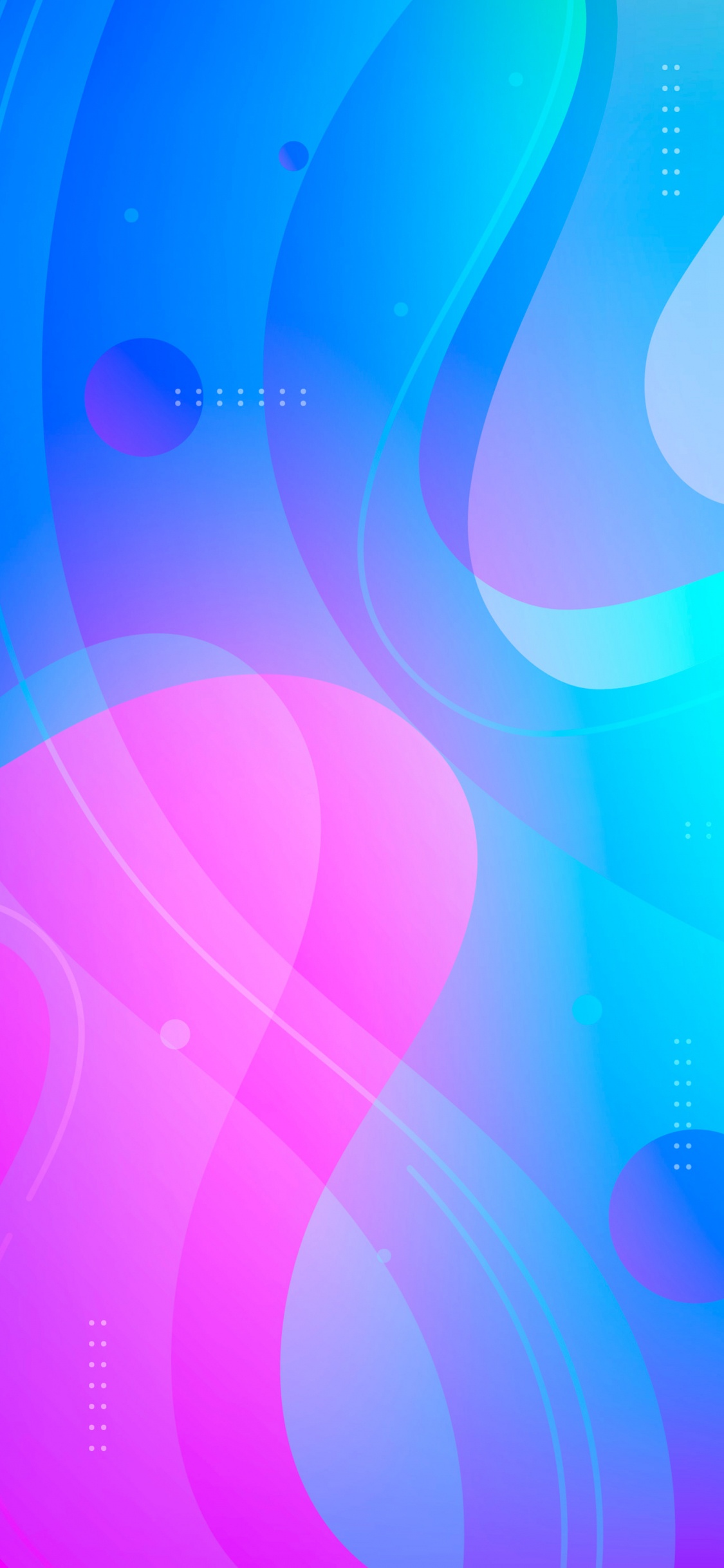 Обои графический дизайн, Фиолетовый, красочность, лазурный, пурпур в разрешении 1125x2436