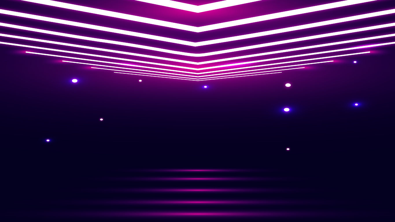 Обои свет, неоновое освещение, графика, векторная графика, вектор в разрешении 1366x768