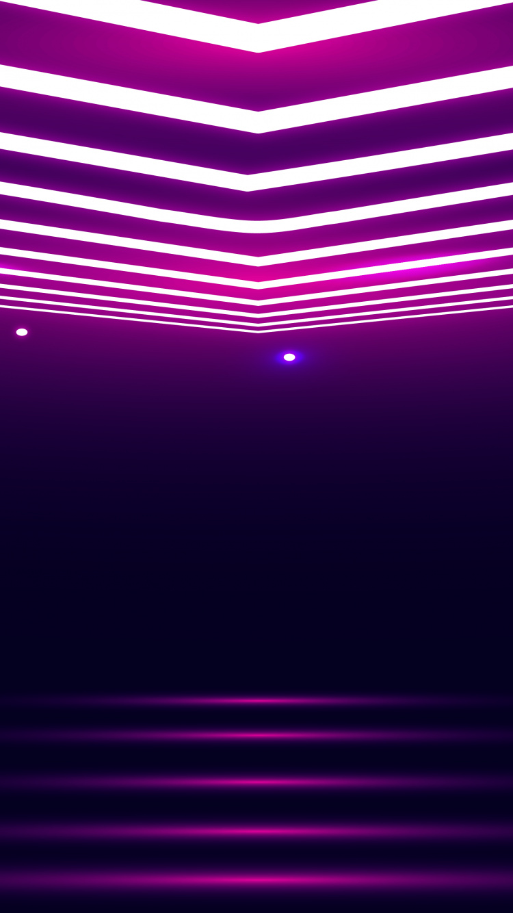 Обои свет, неоновое освещение, графика, векторная графика, вектор в разрешении 750x1334