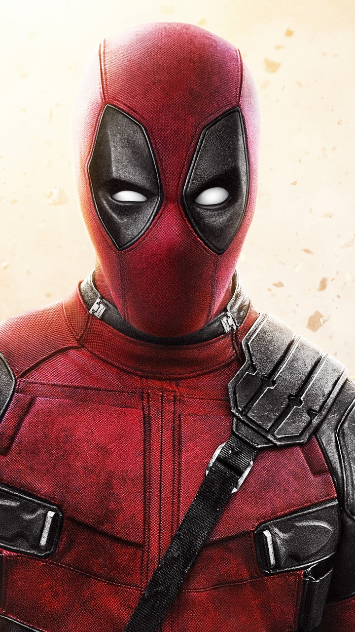 Обои дэдпул, супергерой, костюм актера, латекс, человек-паук в разрешении 720x1280