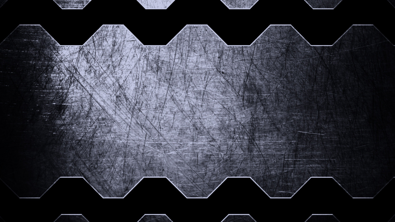 Обои черный и белый, монохромный, черный, узор, текст в разрешении 1366x768