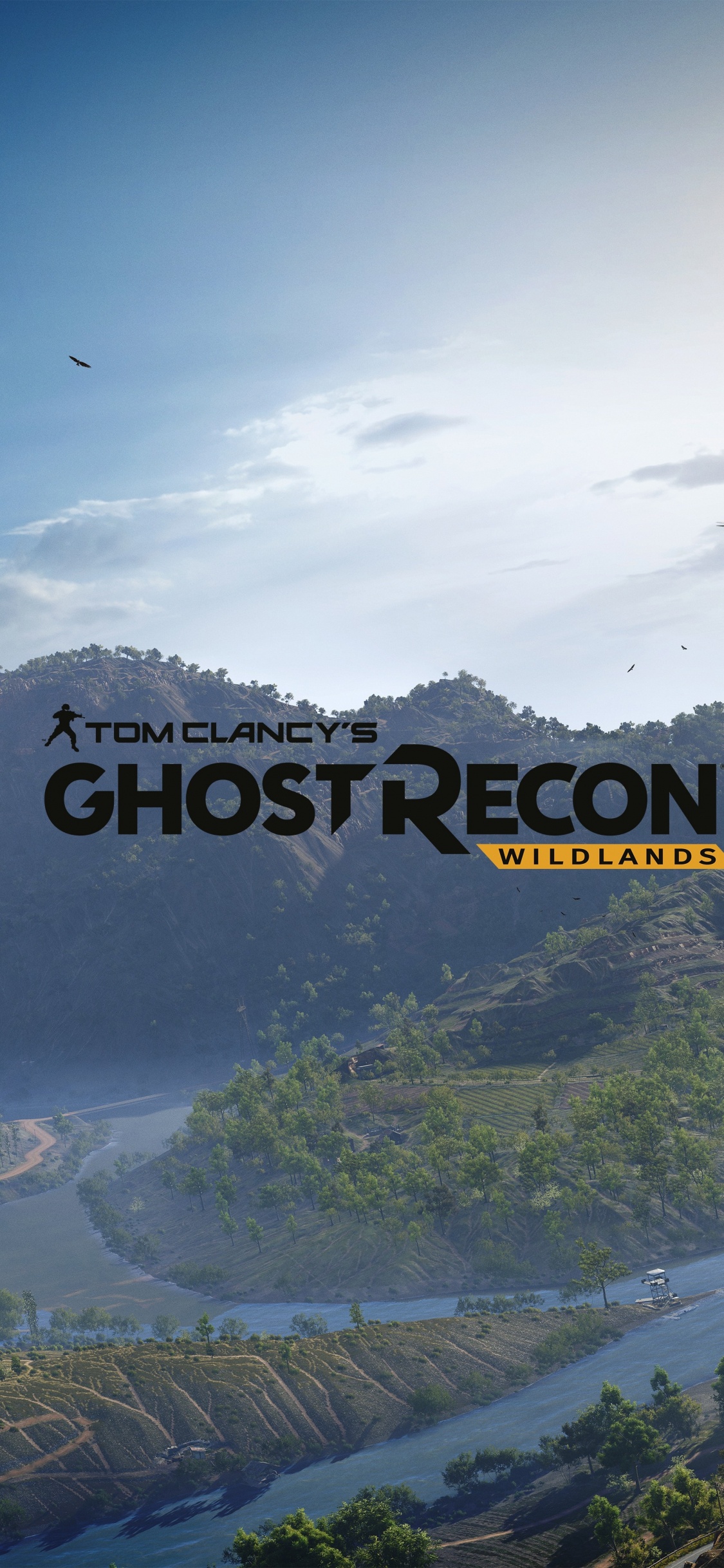 Обои tom clancys ghost recon wildlands, tom clancys ghost recon phantoms, природа, горная станция, гора в разрешении 1125x2436