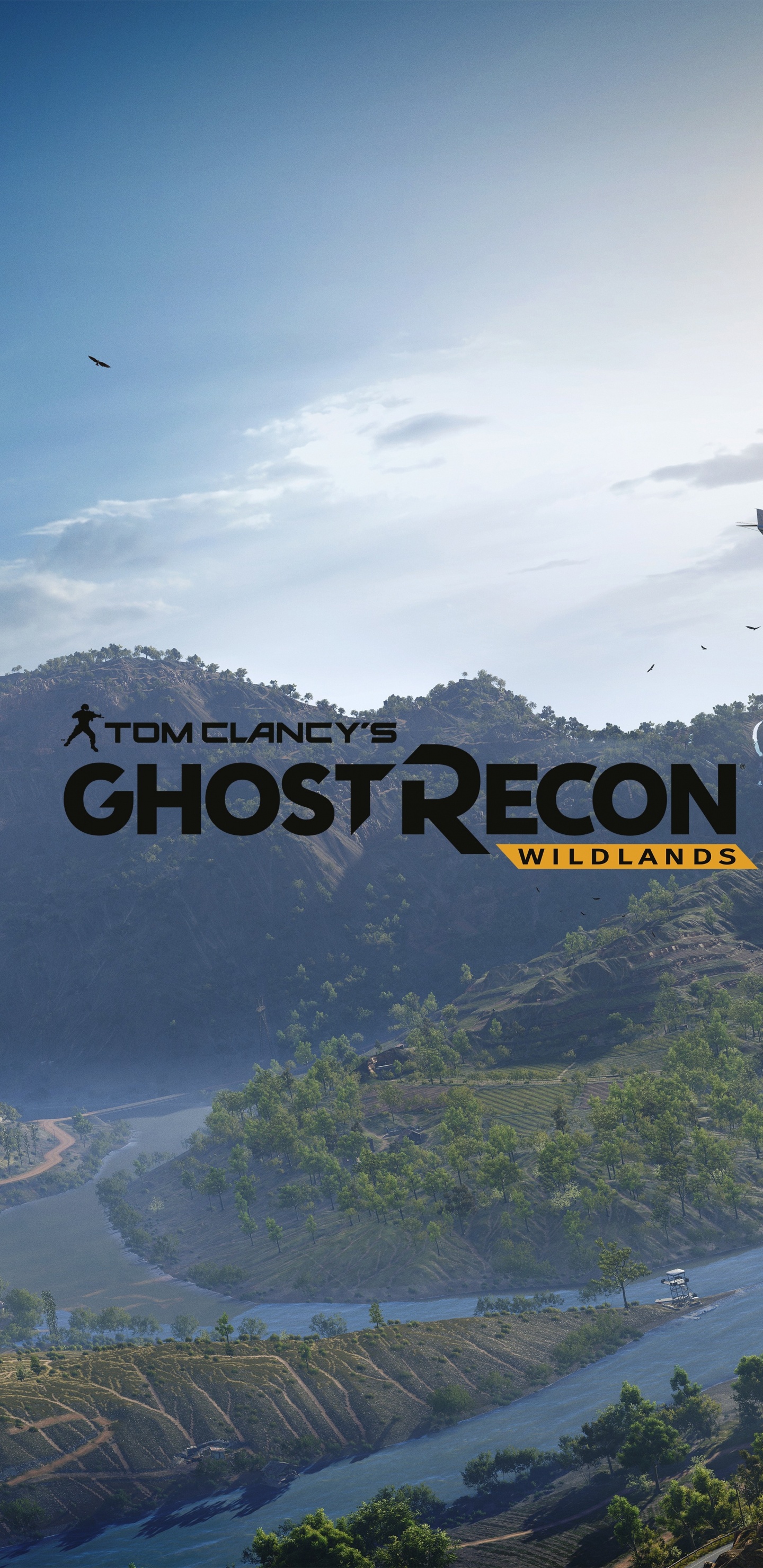 Обои tom clancys ghost recon wildlands, tom clancys ghost recon phantoms, природа, горная станция, гора в разрешении 1440x2960