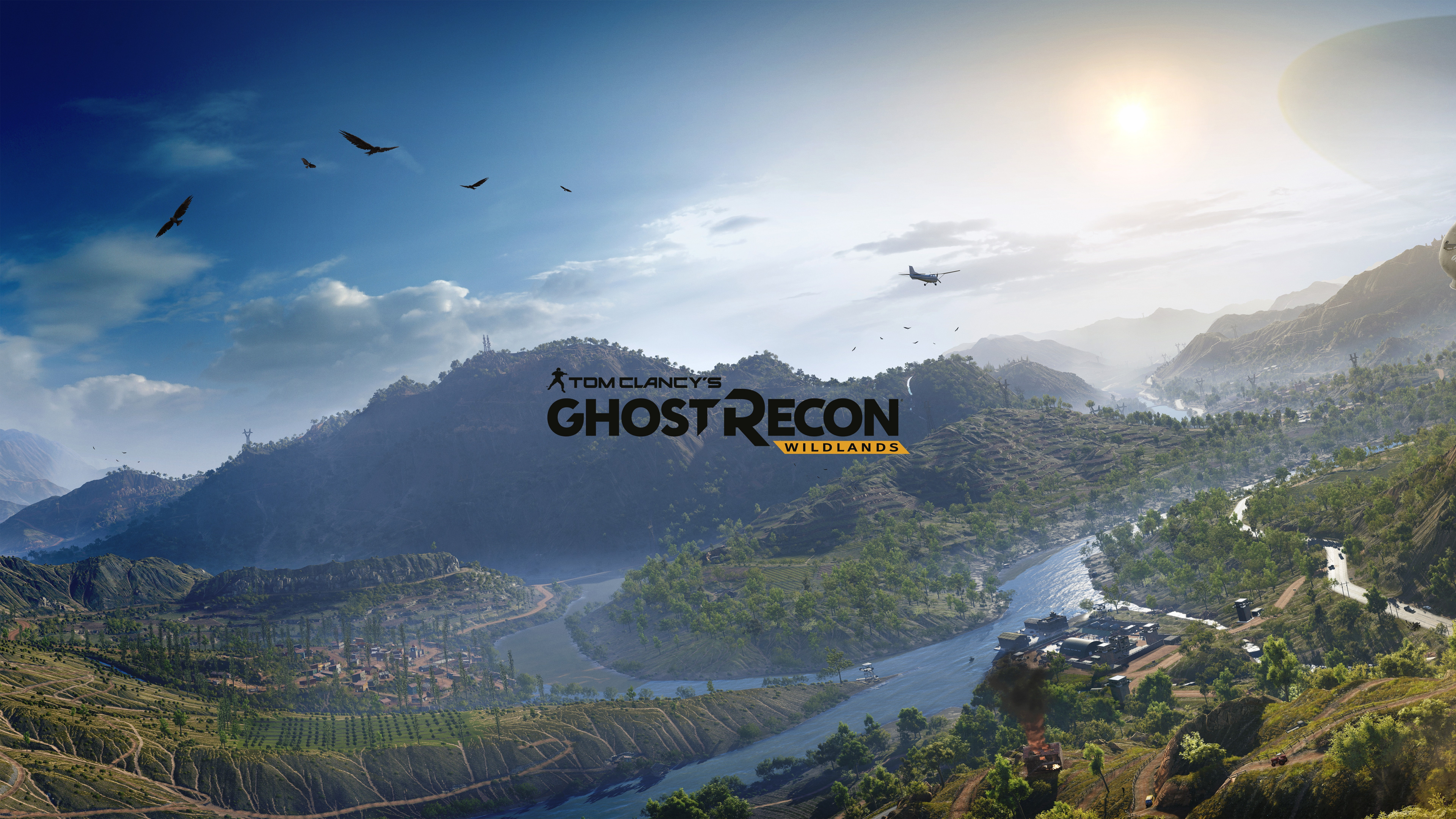 Обои tom clancys ghost recon wildlands, tom clancys ghost recon phantoms, природа, горная станция, гора в разрешении 3840x2160