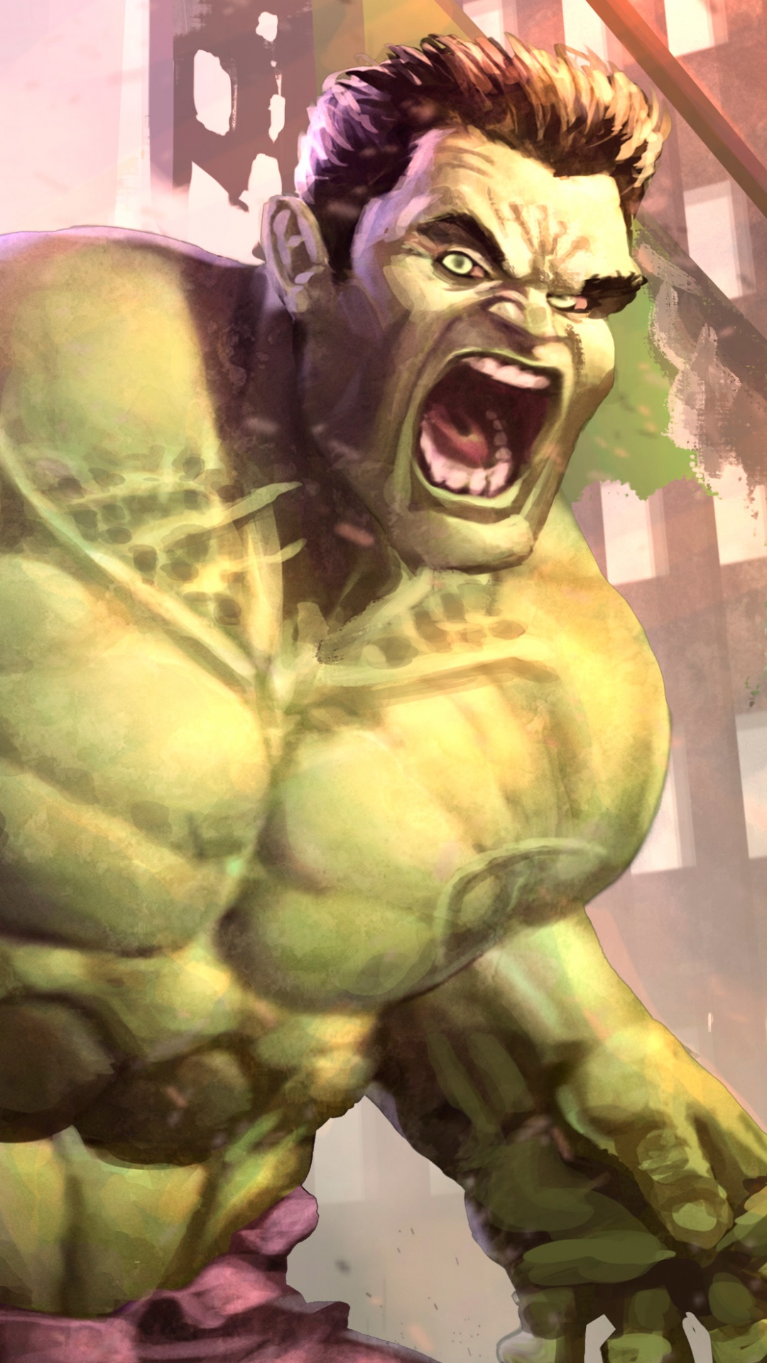 Обои супергерой, Халк, суперзлодей, мышца, культурист в разрешении 1080x1920