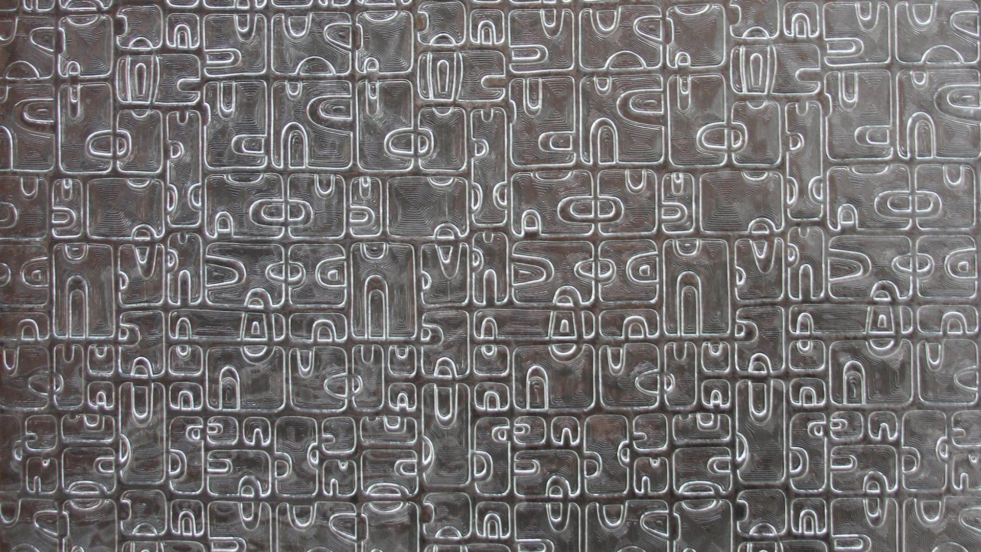 Обои стена, окно, текст, узор, кирпич в разрешении 1920x1080