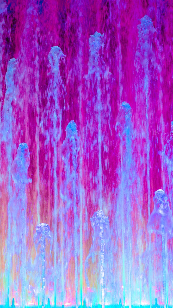 Обои живопись, абстрактное искусство, арт, пурпур, розовый в разрешении 720x1280