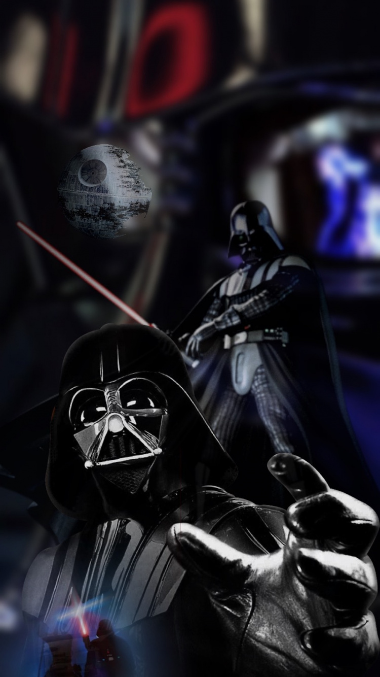 Обои плакат дарт вейдер звездные войны, Дарт Вейдер, Sheev Палпатин, йода, постер в разрешении 750x1334