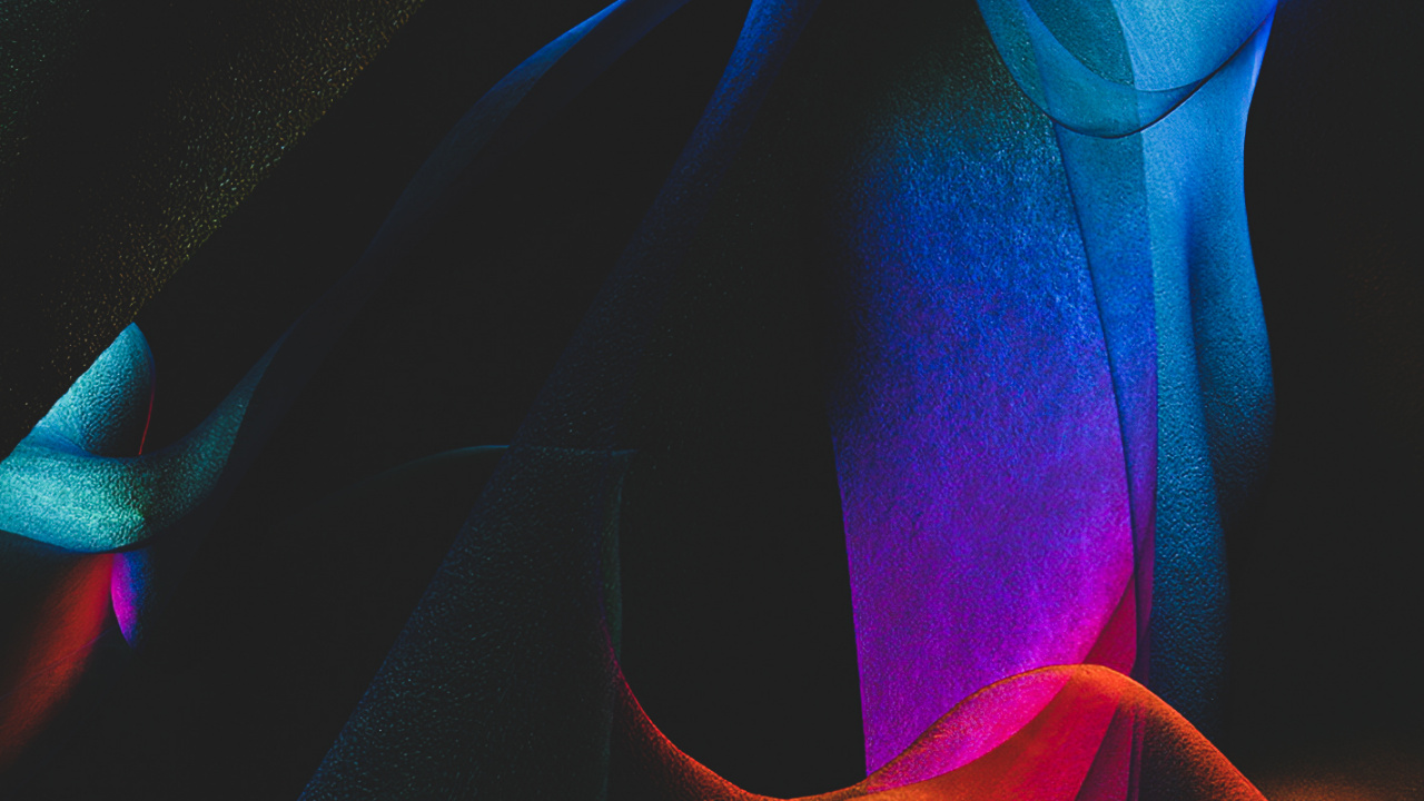 Обои свет, фрактальное искусство, арт, зеленый, лепесток в разрешении 1280x720