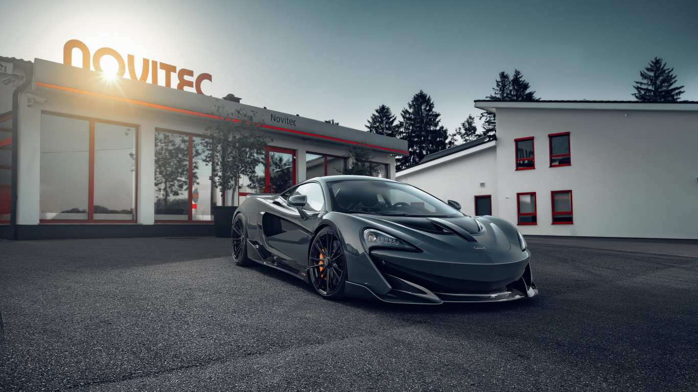 Обои mclaren 600lt новитек, Mclaren 600lt 2019 года, Макларен, легковые автомобили, mclaren senna в разрешении 1366x768