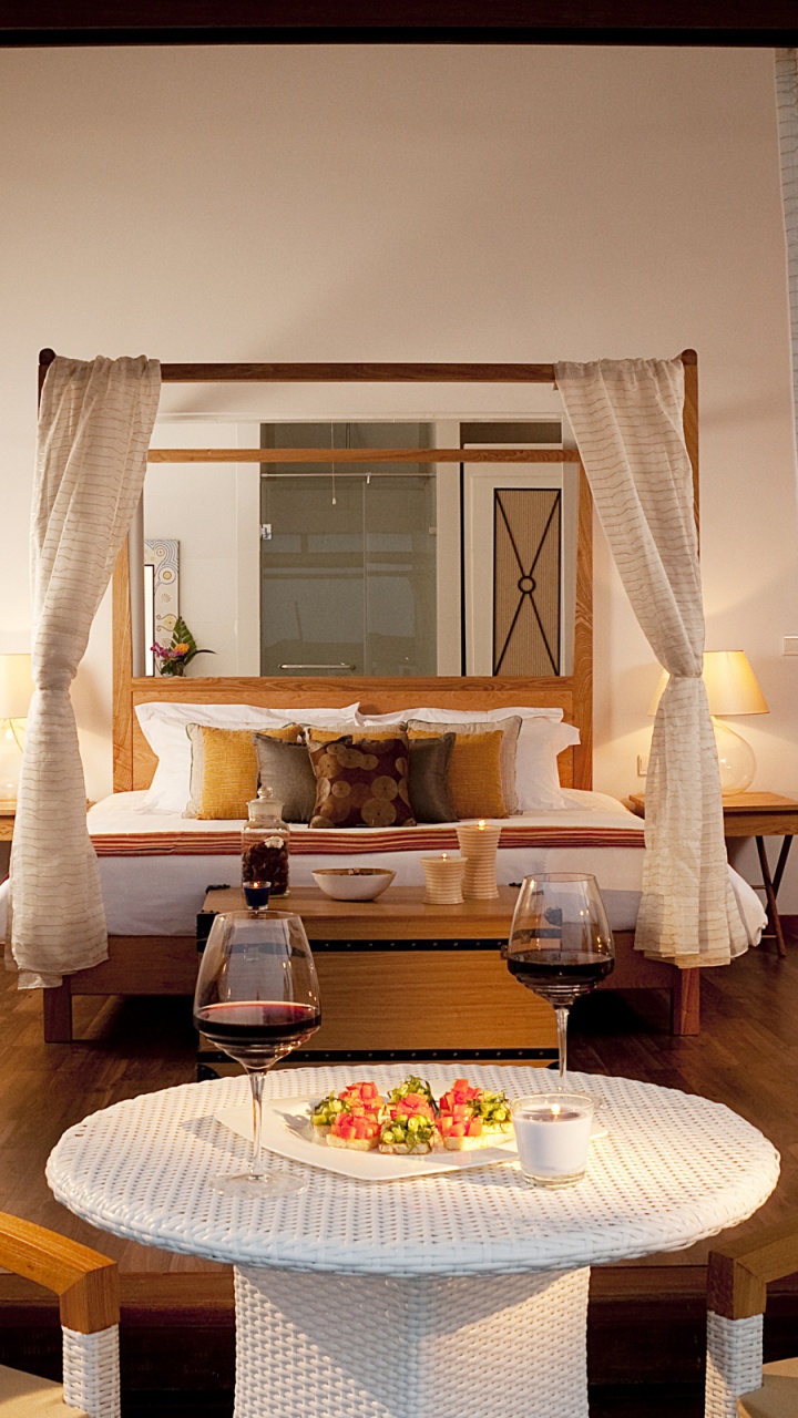 Обои спальня, Хаус, комната, матрас, кровать в разрешении 720x1280