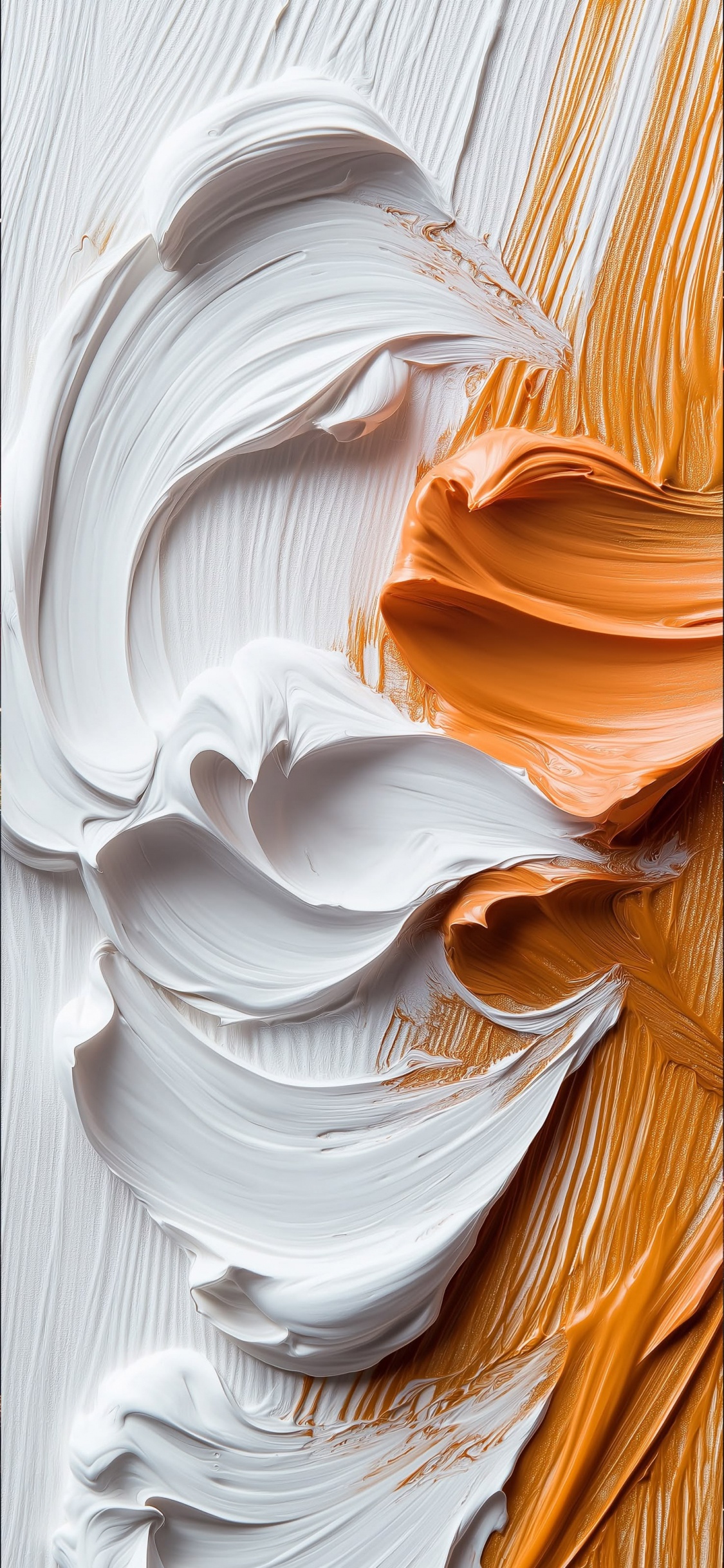 Обои крупный план, датский дог, Лев, иллюстрация, Оранжевый цвет в разрешении 1125x2436