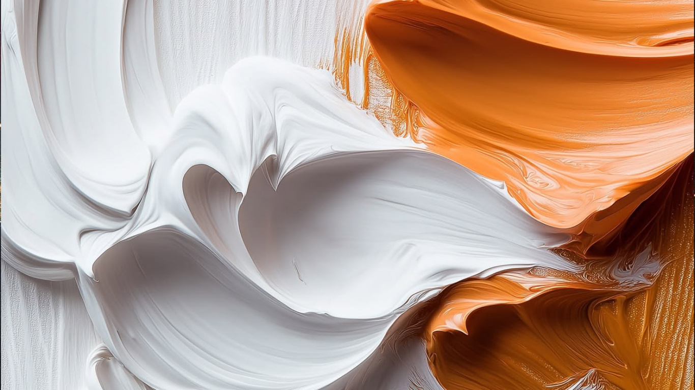 Обои крупный план, датский дог, Лев, иллюстрация, Оранжевый цвет в разрешении 1366x768