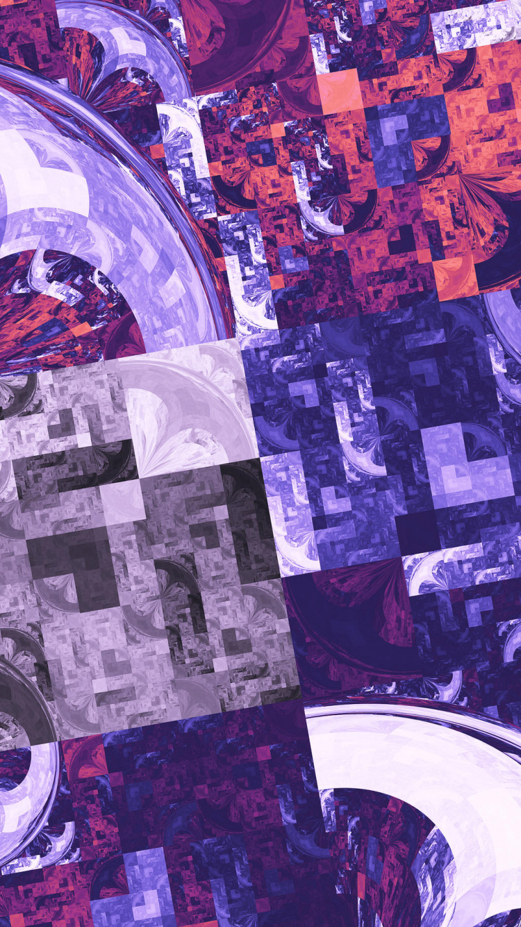 Обои фрактальное искусство, живопись, абстрактное искусство, арт, цифровое искусство в разрешении 750x1334