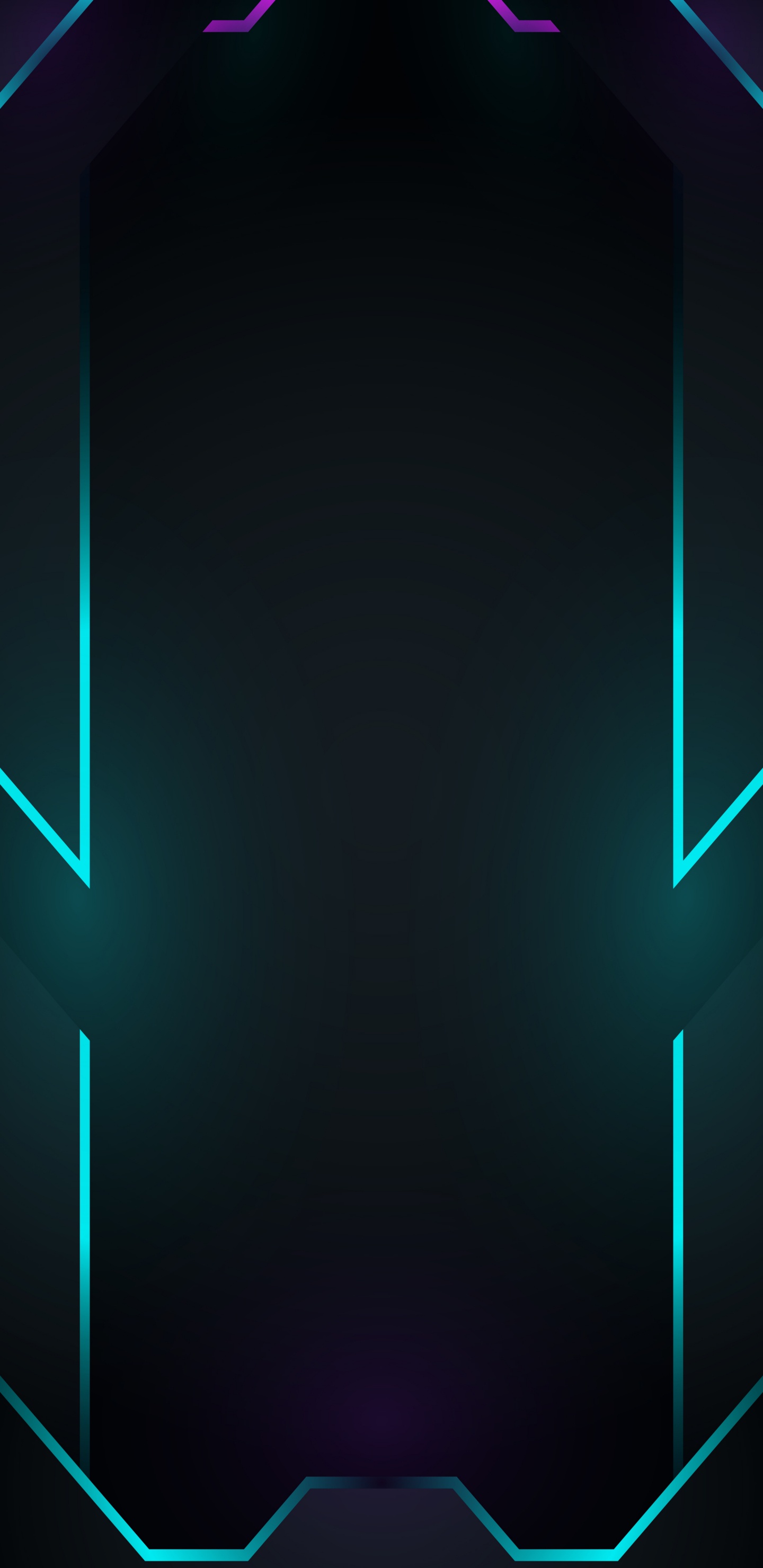 Обои освещение, графический дизайн, атмосфера, лазурный, прямоугольник в разрешении 1440x2960