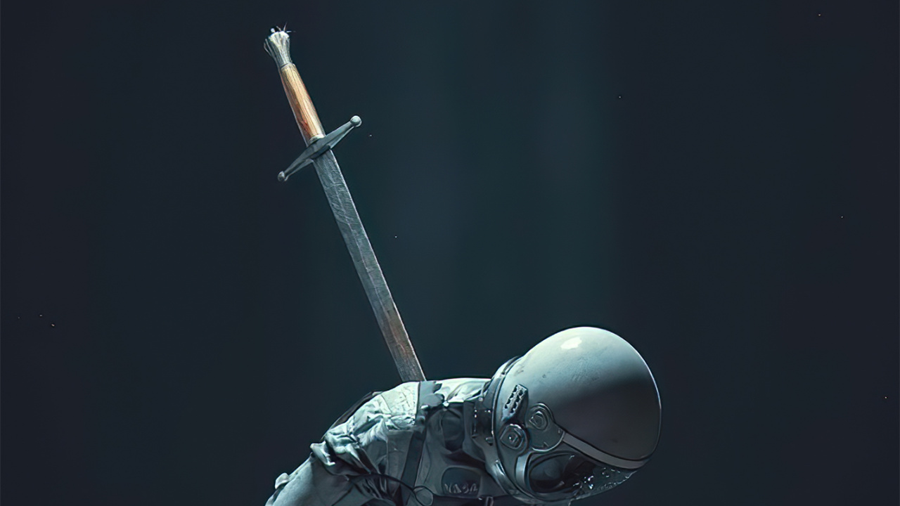 Обои темнота, игрушка, событие, кармин, коленопреклонение в разрешении 1280x720