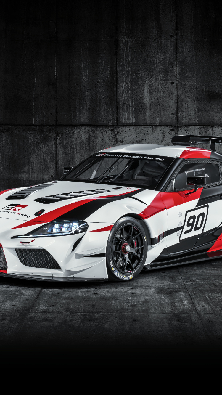Обои toyota, toyota supra gazoo гонки, Концепция гонки Тойота Супра гр, Toyota Supra, toyota gr supra в разрешении 750x1334