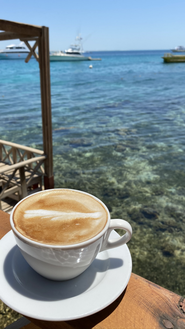 Обои вода, капучино, Ноль девять тысяч семьсот два, кофейная чашка, чашка в разрешении 750x1334