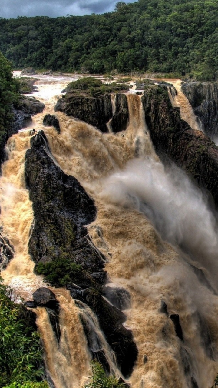 Обои Водопада Баррон, водопад, Река Баррон, Анна Руби-Фоллс, гидроресурсы в разрешении 720x1280