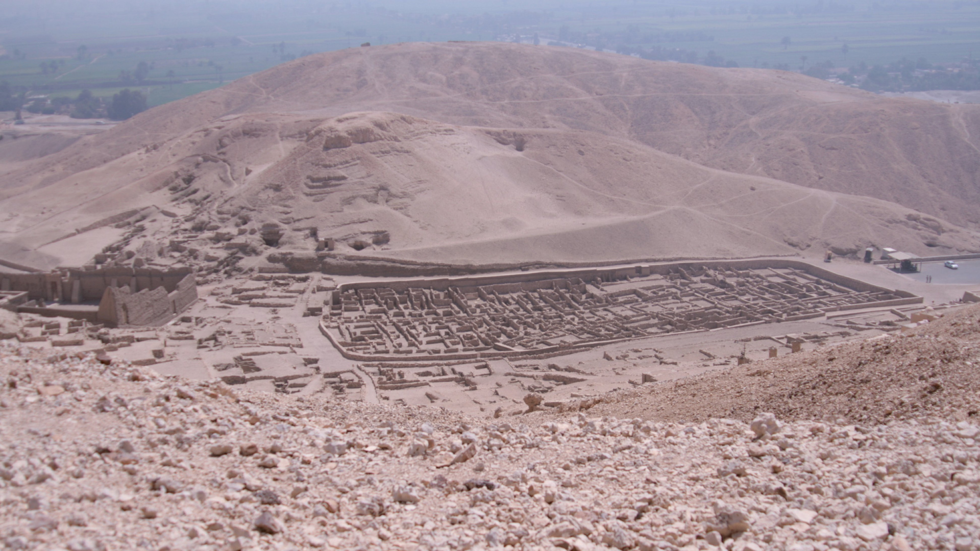 Обои Дейр эль-Медина, Луксор, Древний Египет, Вади, геология в разрешении 1920x1080