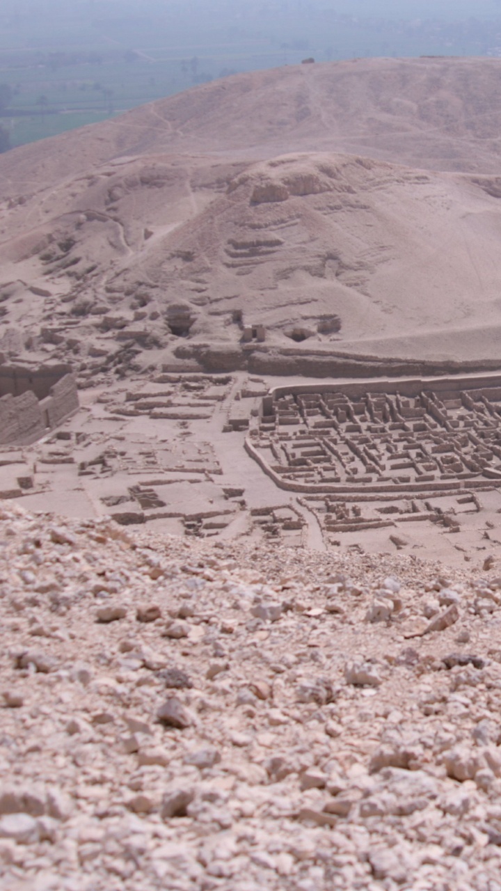 Обои Дейр эль-Медина, Луксор, Древний Египет, Вади, геология в разрешении 720x1280