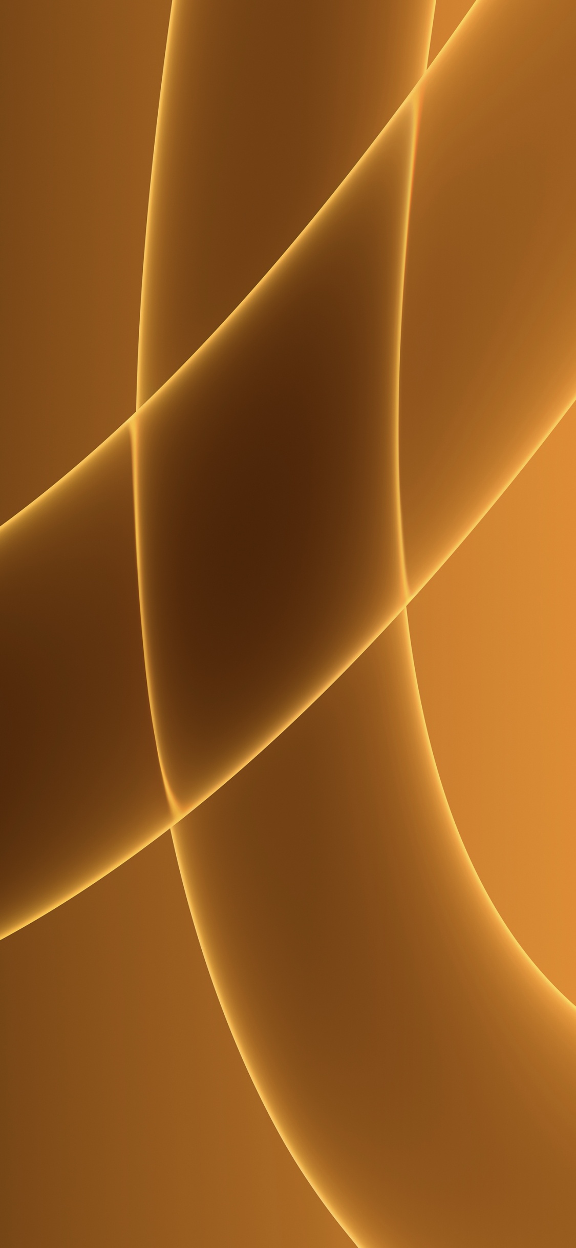 Обои 2021 iMac advertising wallpaper in dark yellow for iPhone в разрешении 1125x2436