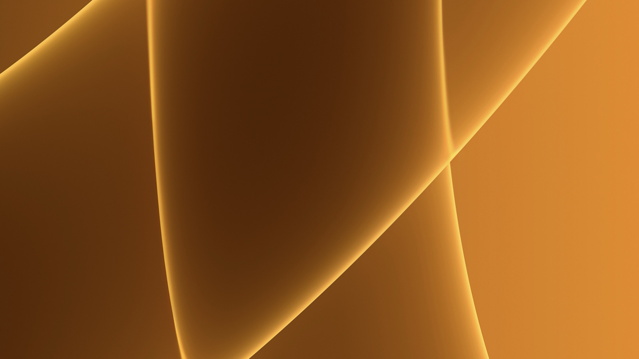 Обои 2021 iMac advertising wallpaper in dark yellow for iPhone в разрешении 1280x720