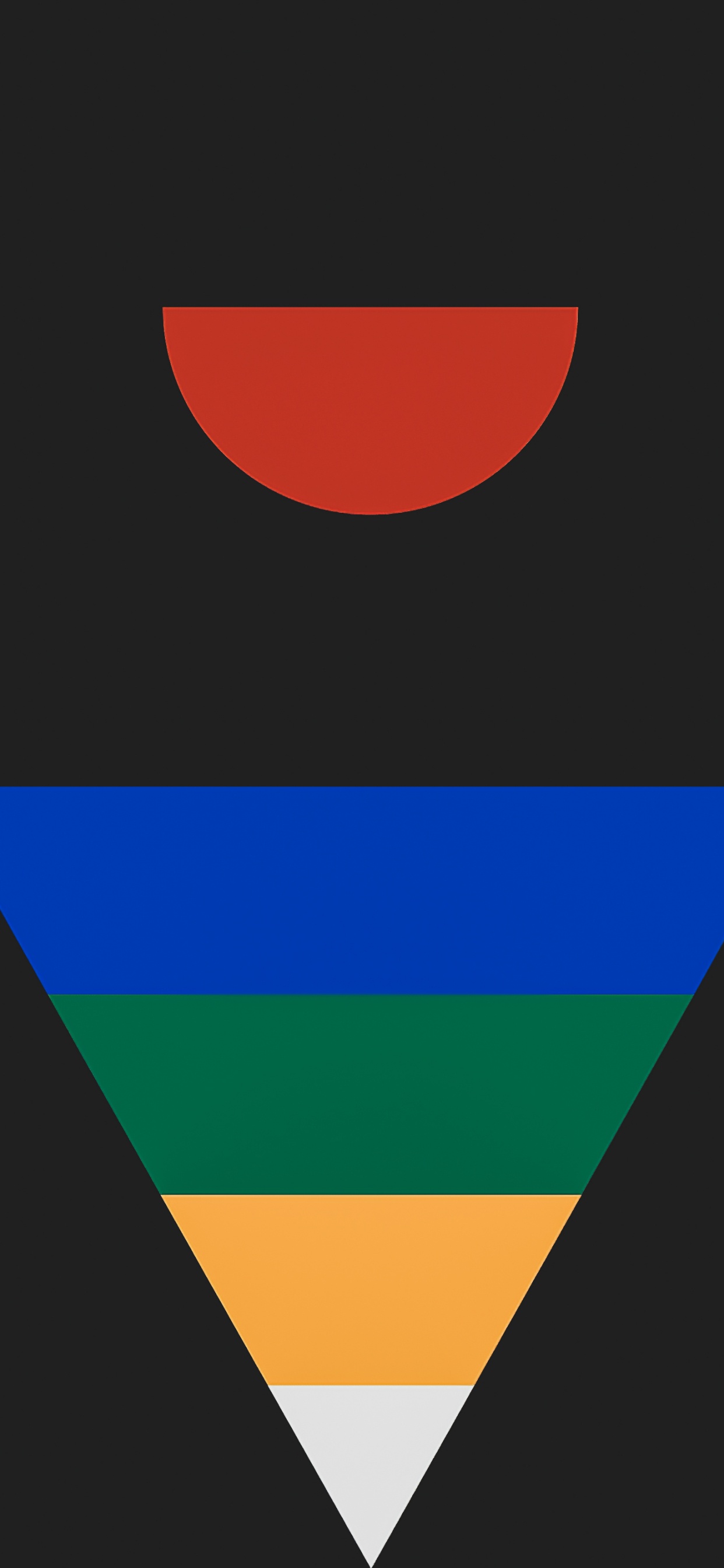 Обои круг, графический дизайн, прямоугольник, полутона и оттенки, узор в разрешении 1242x2688