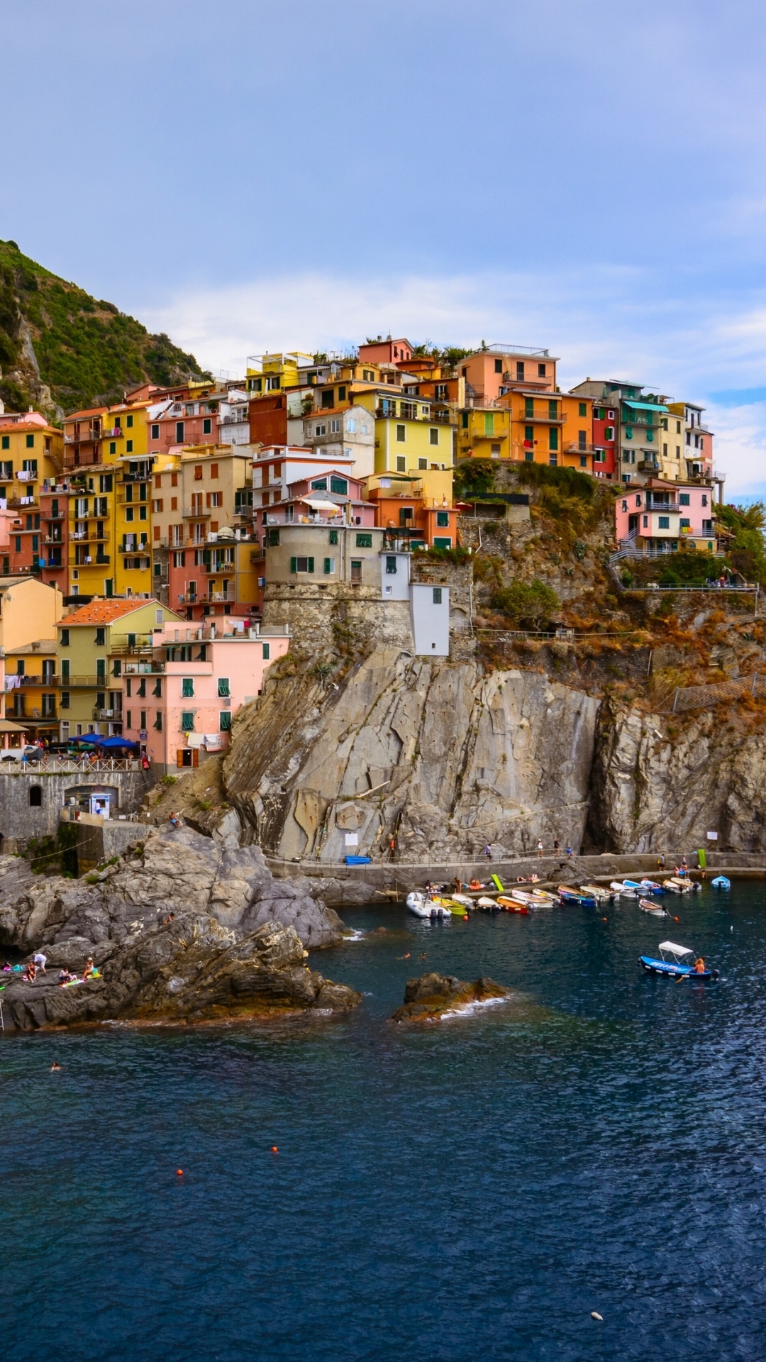 Обои побережье, море, обрыв, мыс, прибрежные и океанические рельефы в разрешении 1080x1920