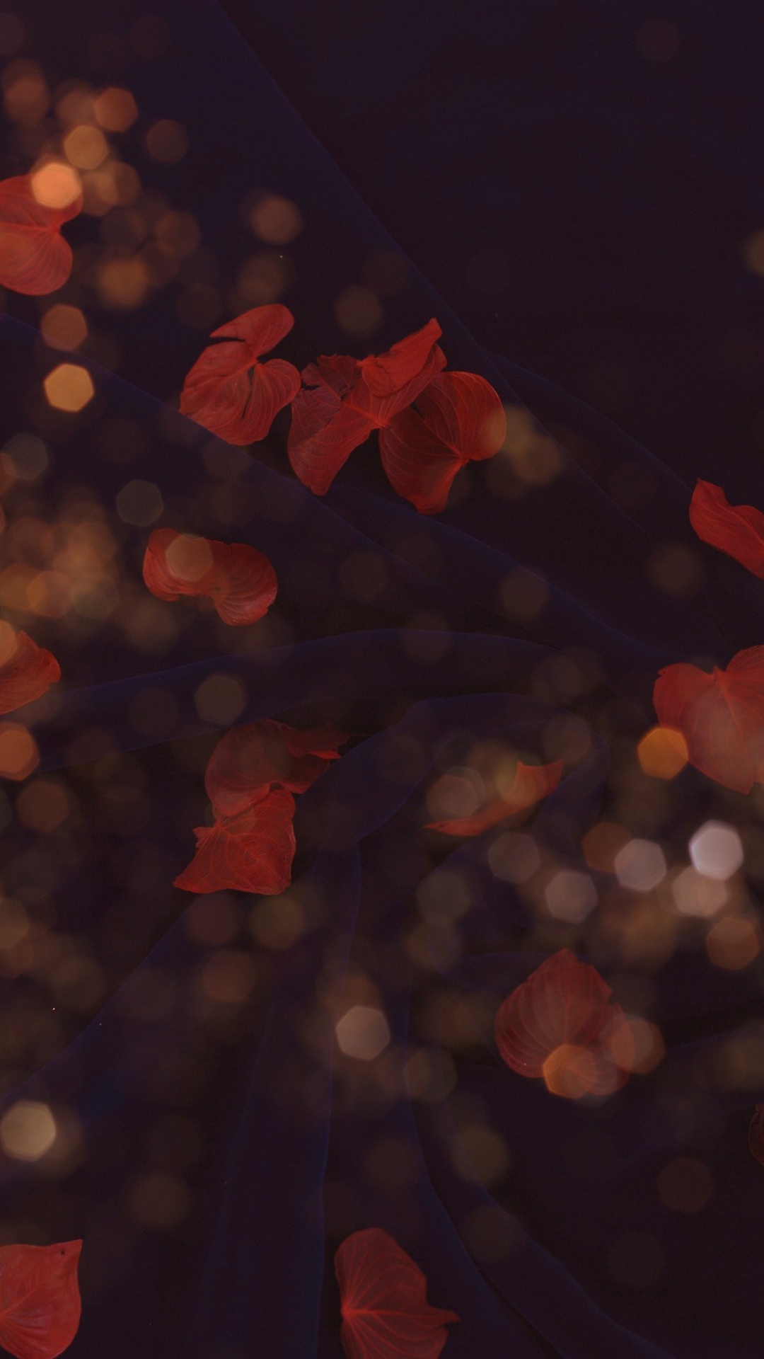 Обои красный цвет, ночь, солнечный свет, постер, ювелирные изделия в разрешении 1080x1920