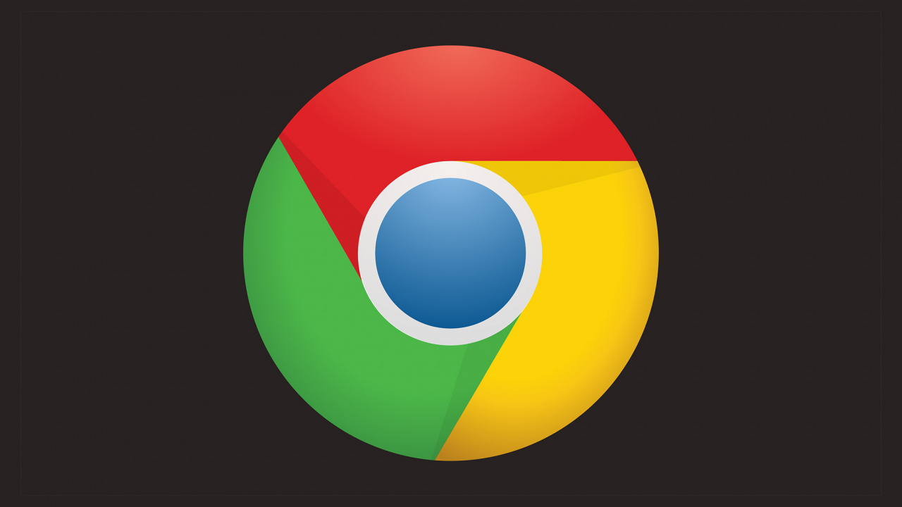 Обои Google Chrome, браузер, круг, лого, символ в разрешении 1280x720