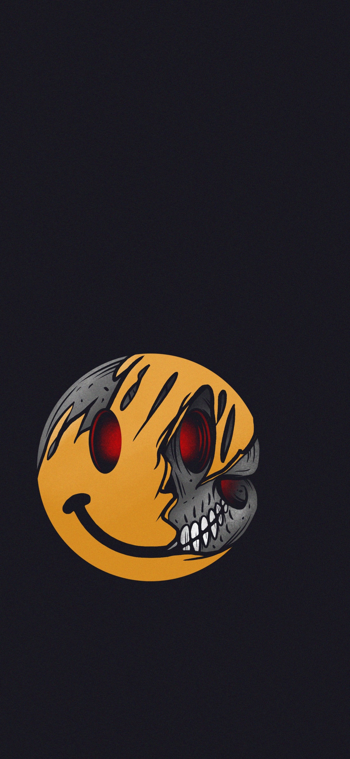 Обои Апельсин, google play, глаз, арт, мультфильм в разрешении 1125x2436