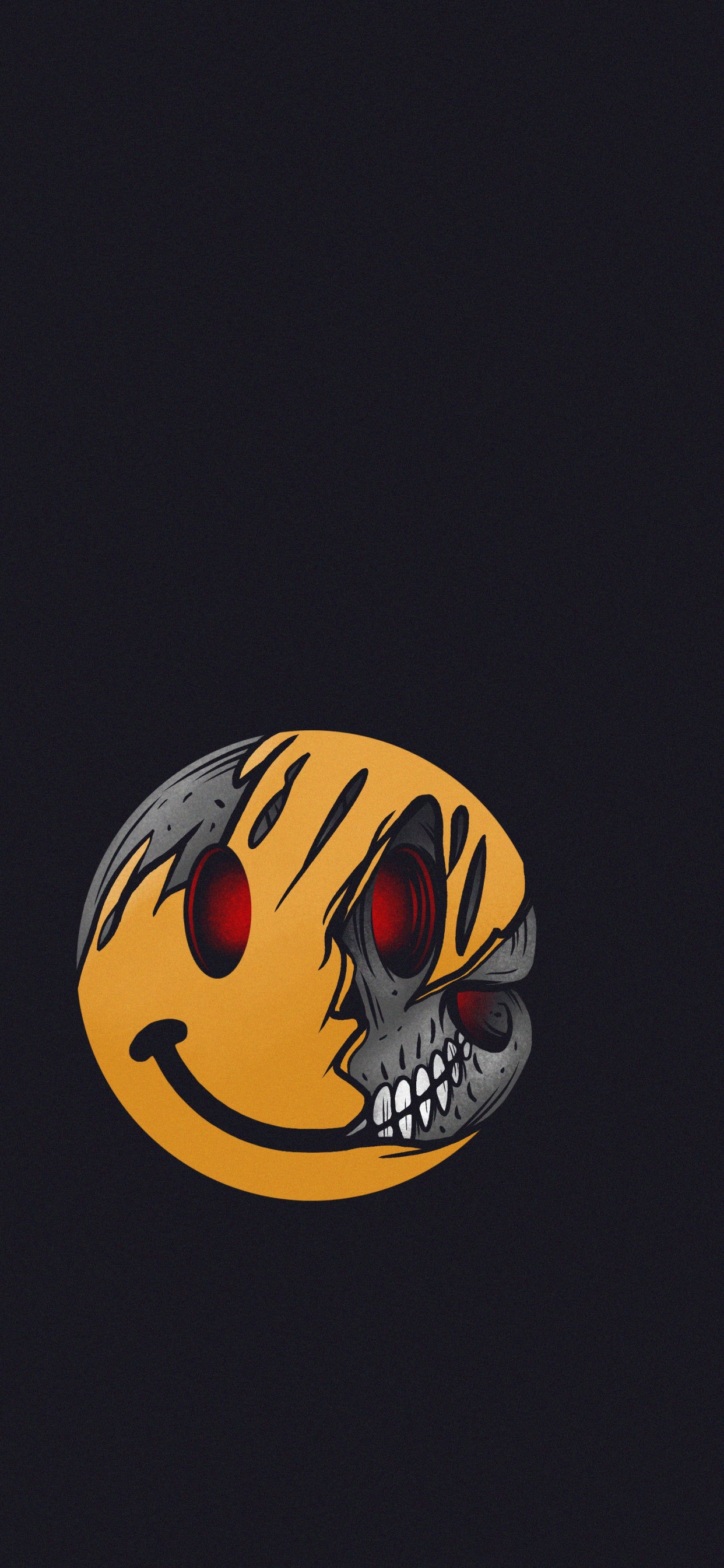 Обои Апельсин, google play, глаз, арт, мультфильм в разрешении 1242x2688