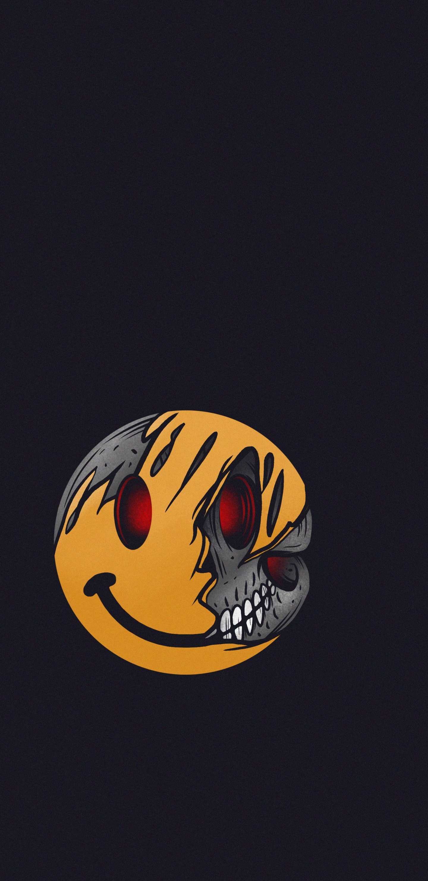 Обои Апельсин, google play, глаз, арт, мультфильм в разрешении 1440x2960