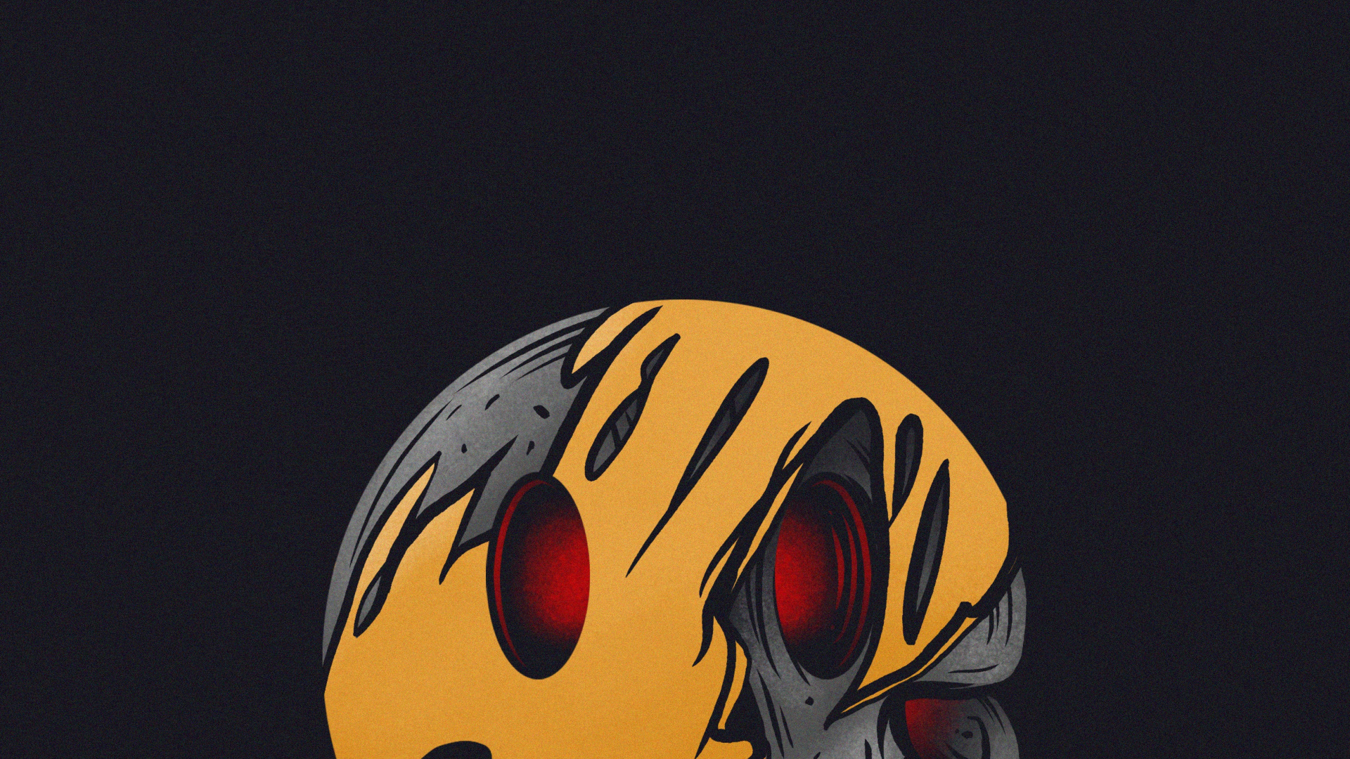 Обои Апельсин, google play, глаз, арт, мультфильм в разрешении 1920x1080