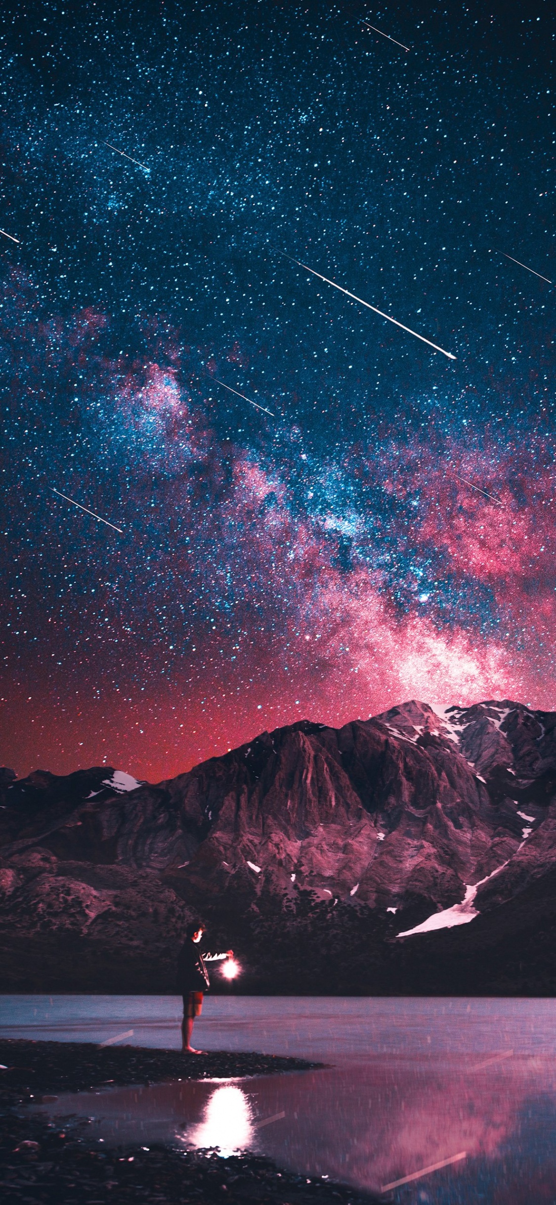 Обои земля, андроид, вода, атмосфера, свет в разрешении 1125x2436